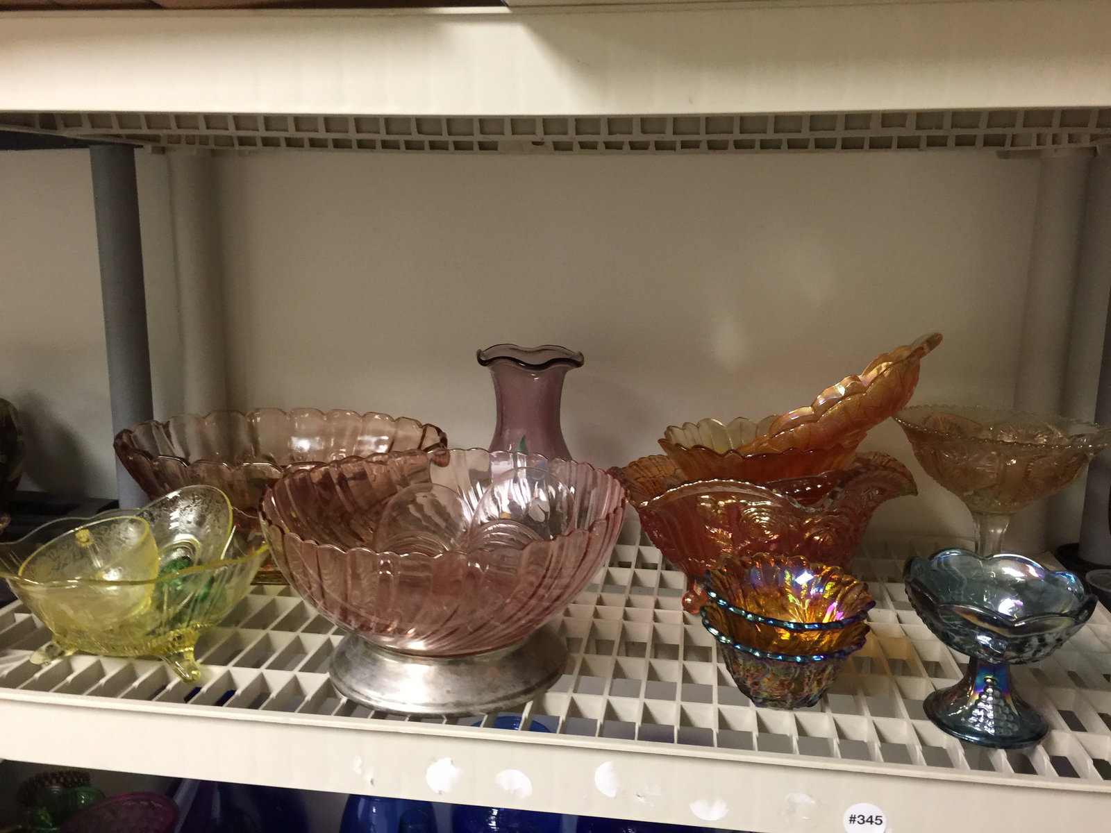 Colored Glass Lot (1 of 3)