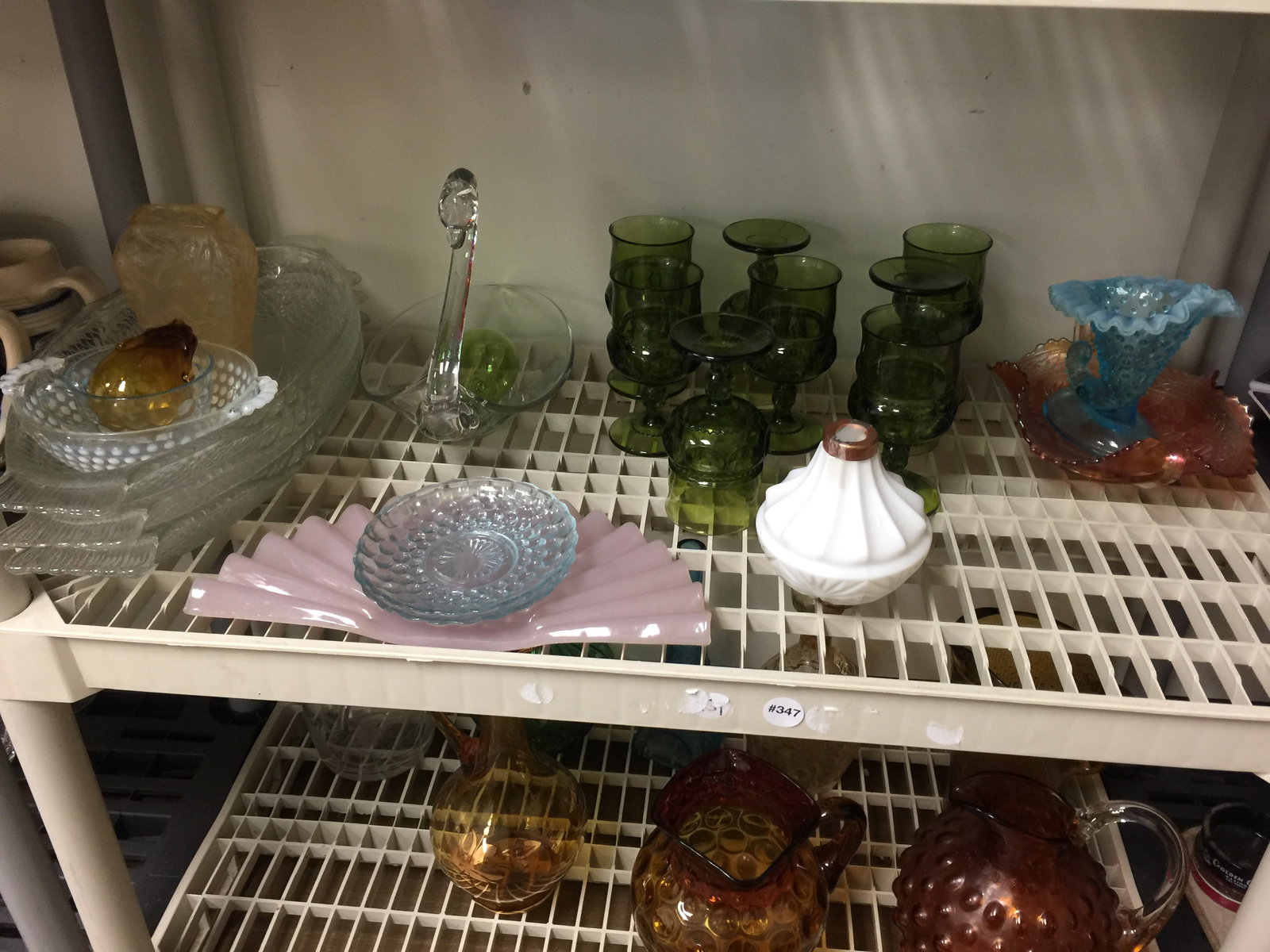 Colored Glass Lot (1 of 3)