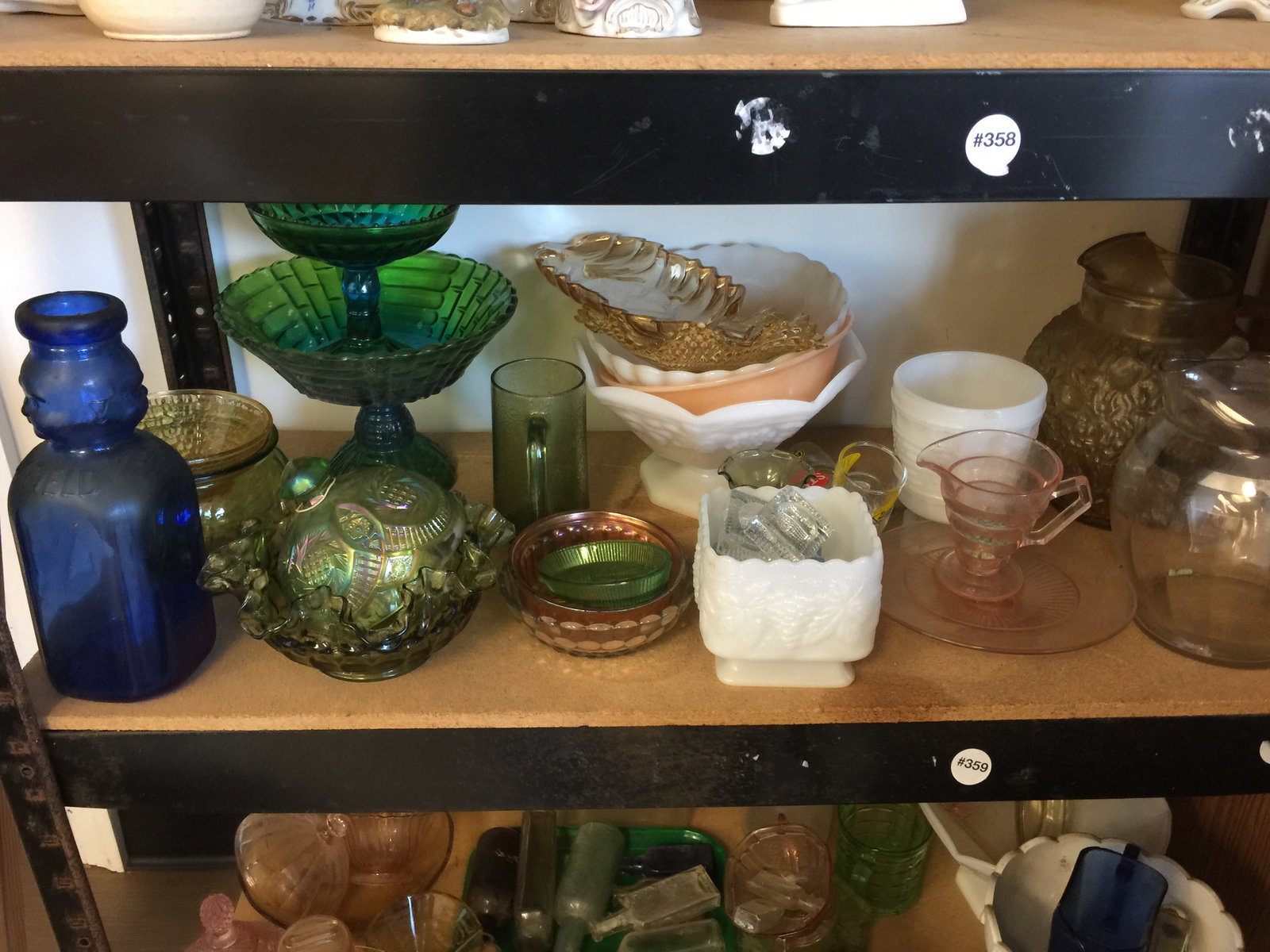 Colored Glass Lot (1 of 4)