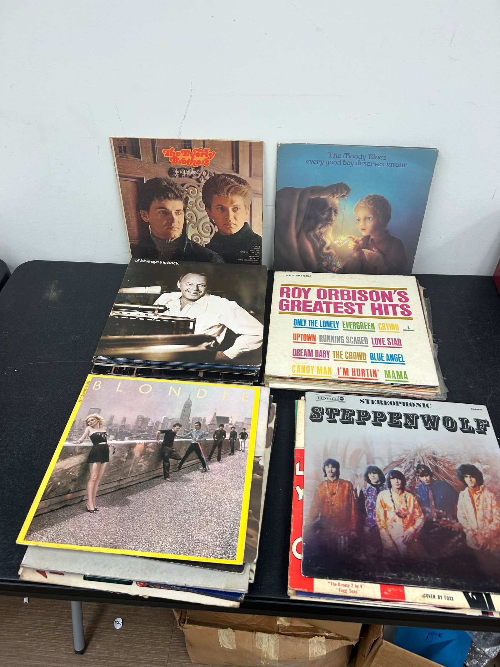 Approx 43 Classic Rock Albums: Cat Stevens, CSN&Y, Stevie Wonder, The Moody Blues & more.