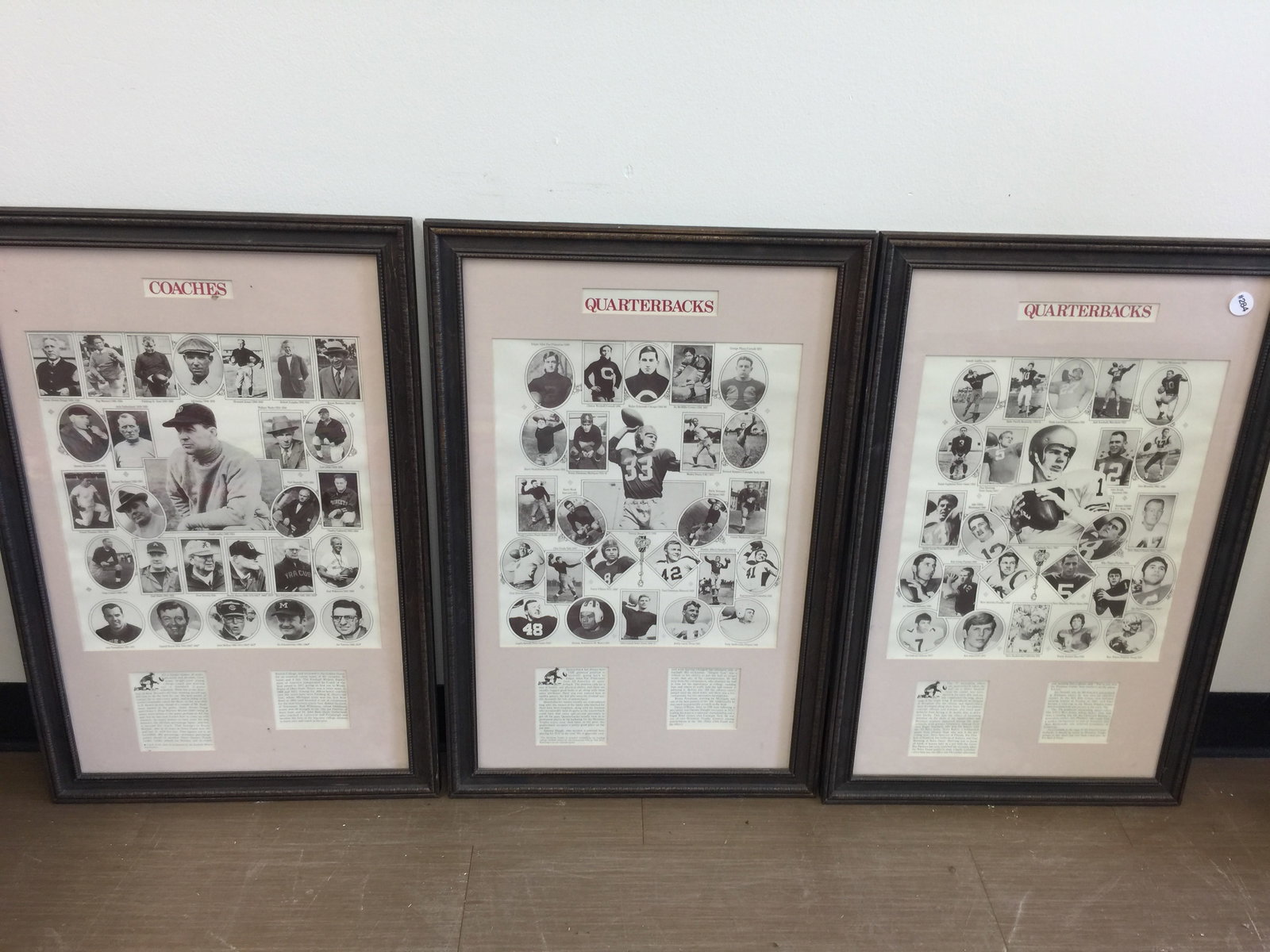 3 Framed Collages for College Football (1 of 4)