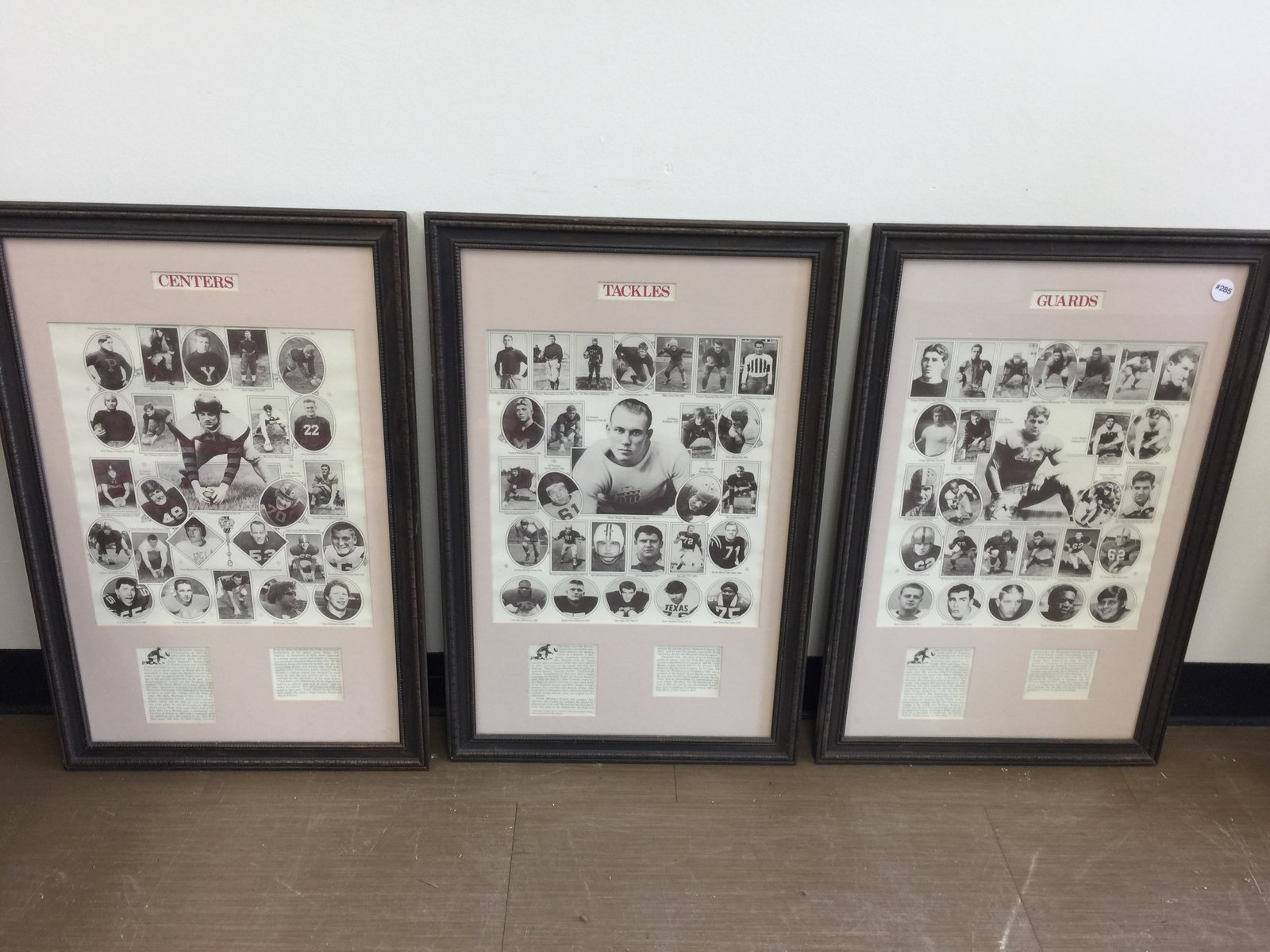 3 Framed Collages for College Football (1 of 4)