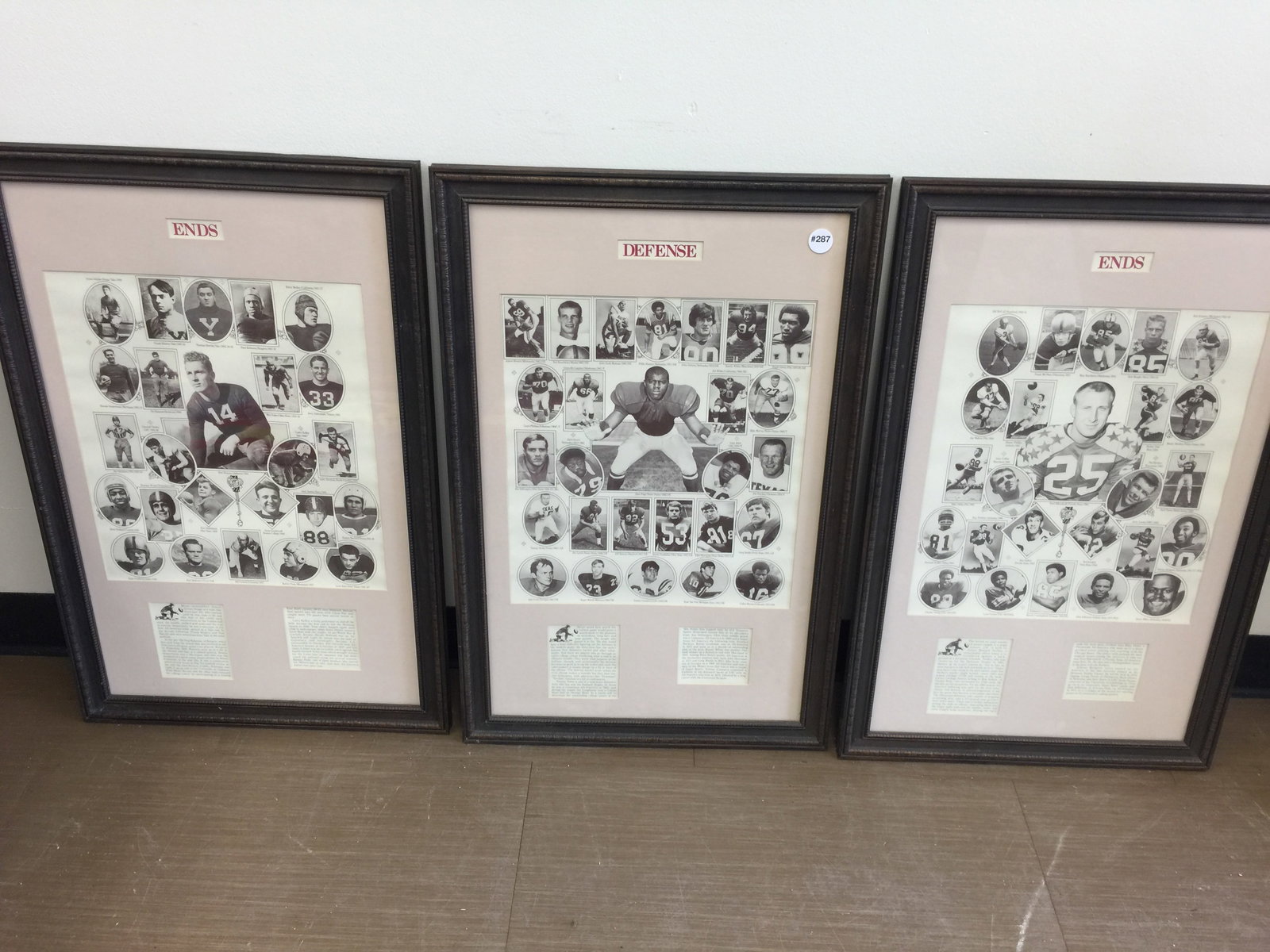 3 Framed Collages for College Football (1 of 4)