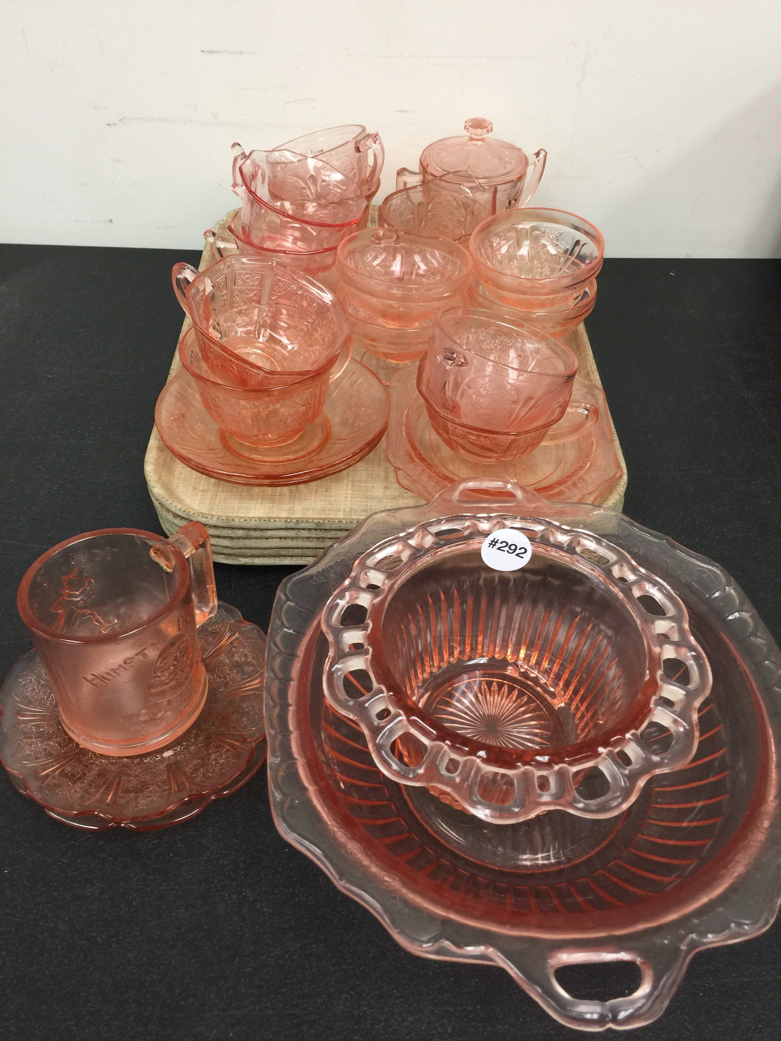 Pink Depression Glass (1 of 6)