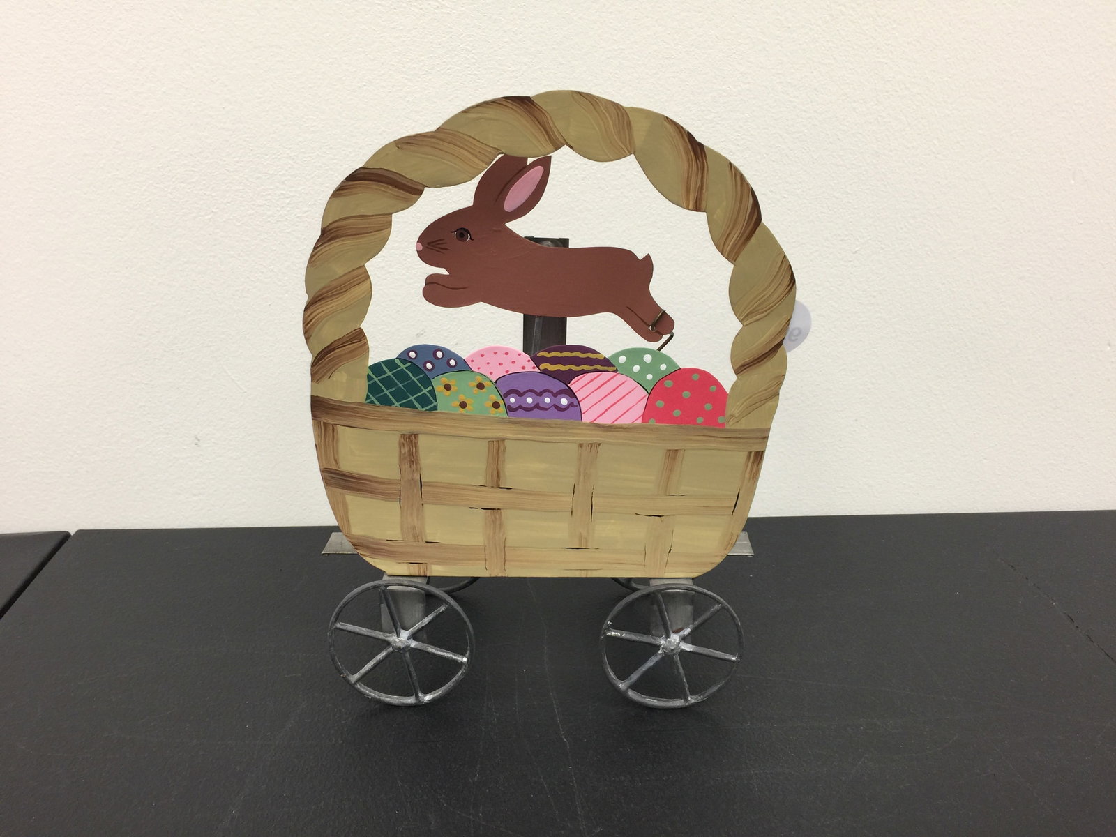 Vintage Rabbit Bell Pull Toy (1 of 2)