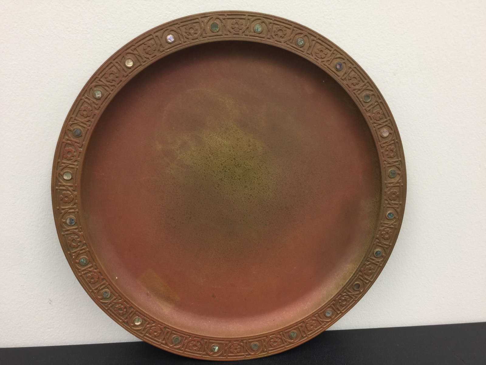 Tiffany Studios Bronze Dore Charger Plate (1 of 5)