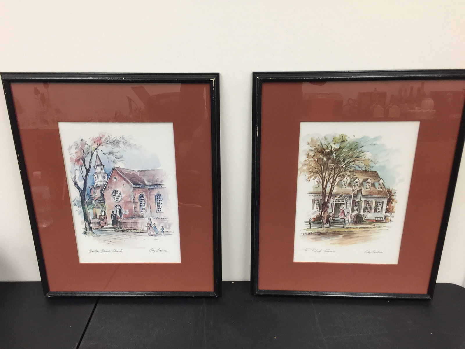 Pair of Coby Carlson Williamsburg Prints (1 of 3)