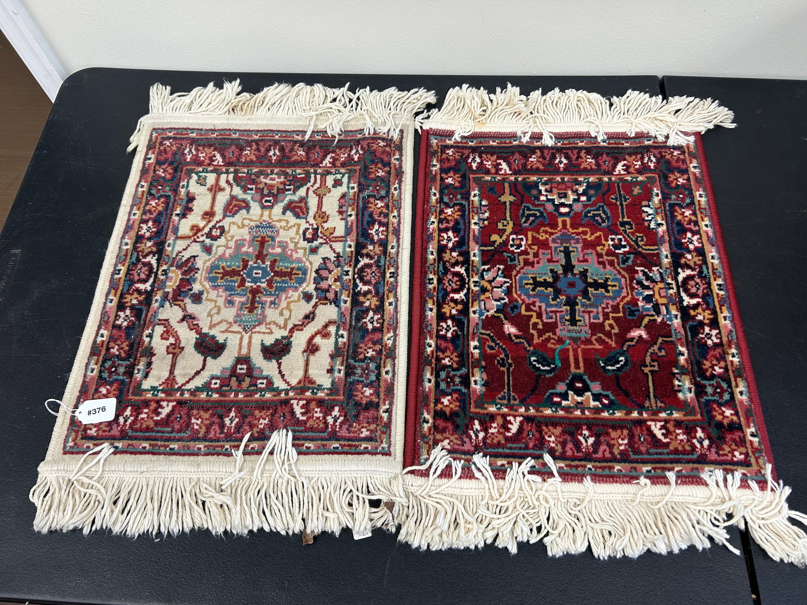 2 Prayer Rugs: 20" x 15".