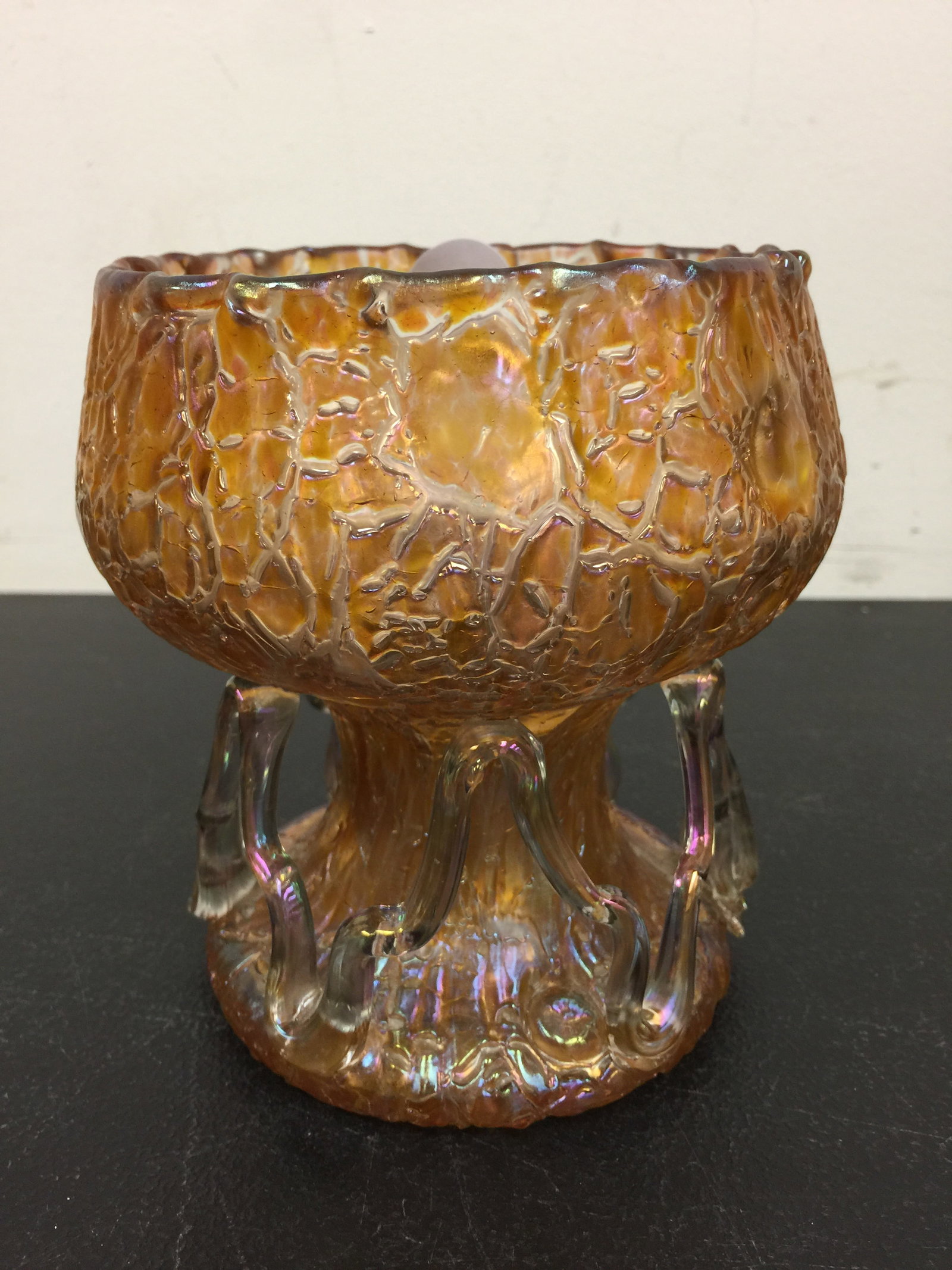 Loetz iridescent Art Glass Vase (1 of 3)