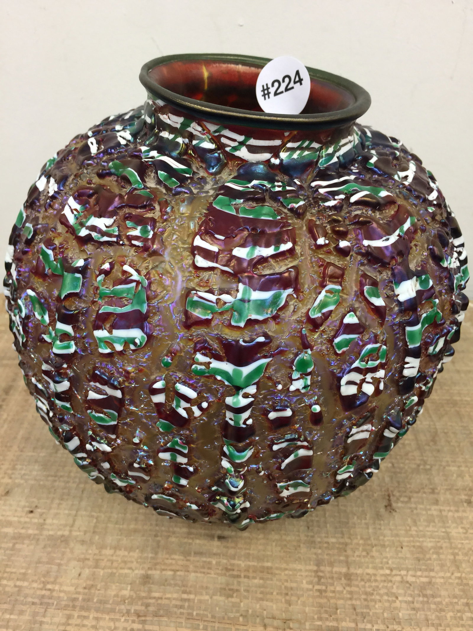 Durand Moorish Crackle Vase (1 of 3)