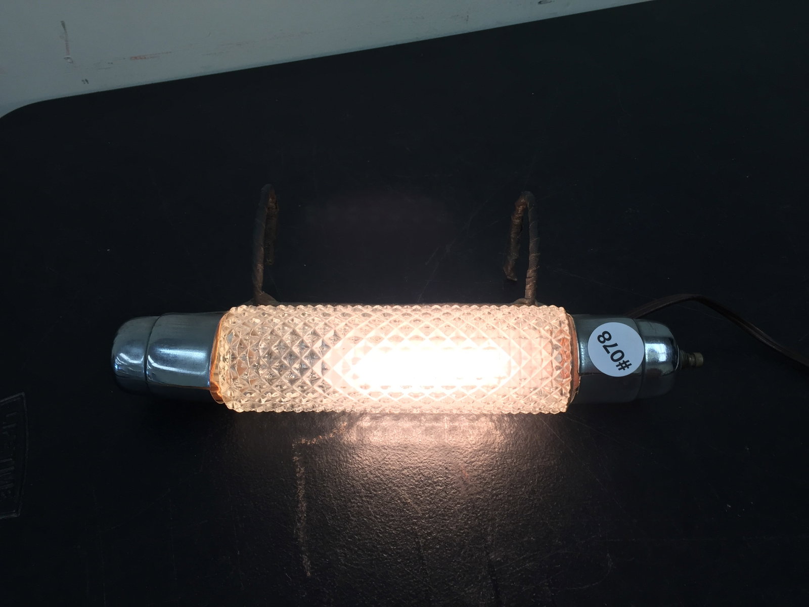 Art Deco Mounted Light: 11" L.