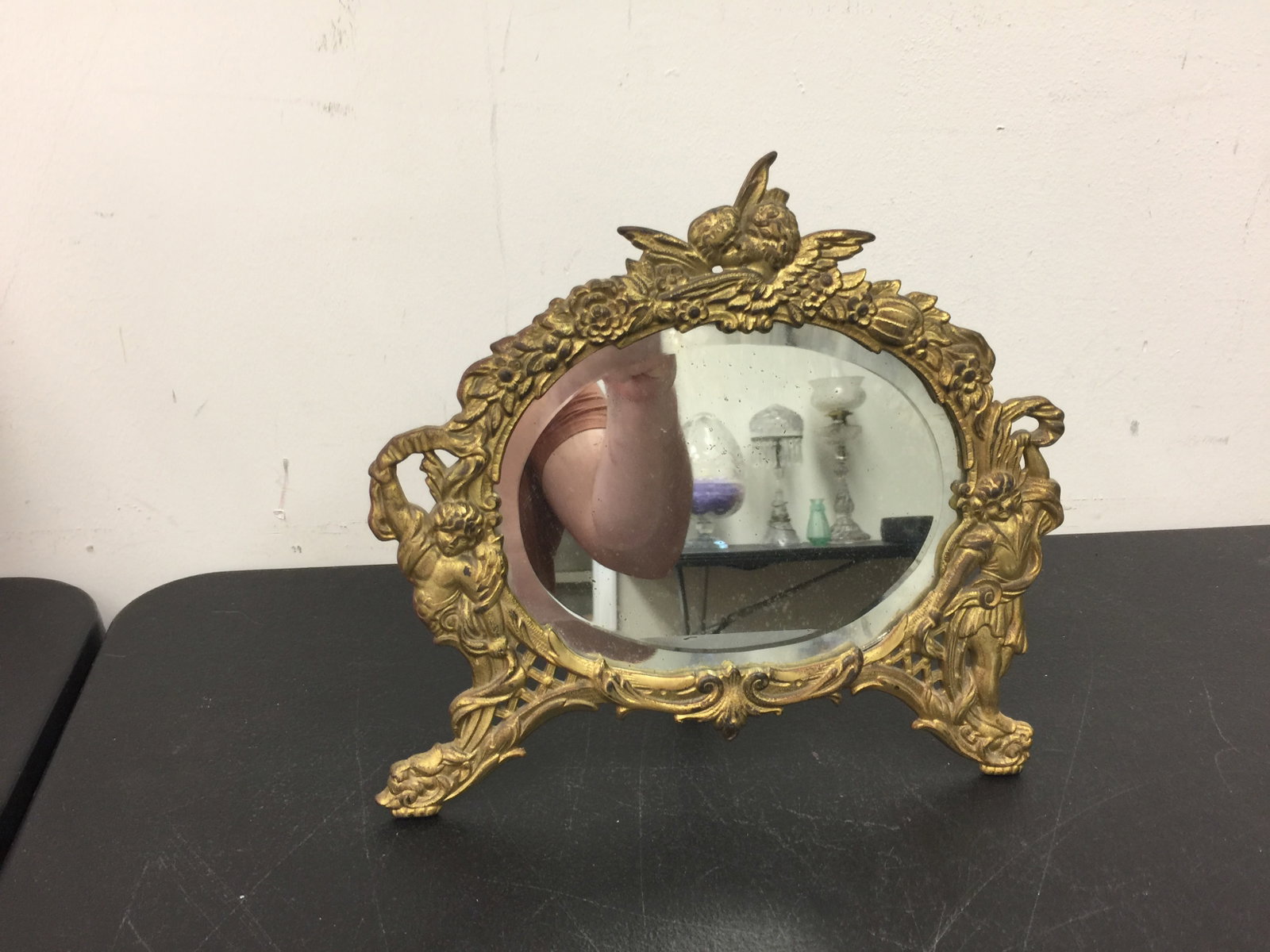 Antique Iron Art Deco Frame (1 of 4)