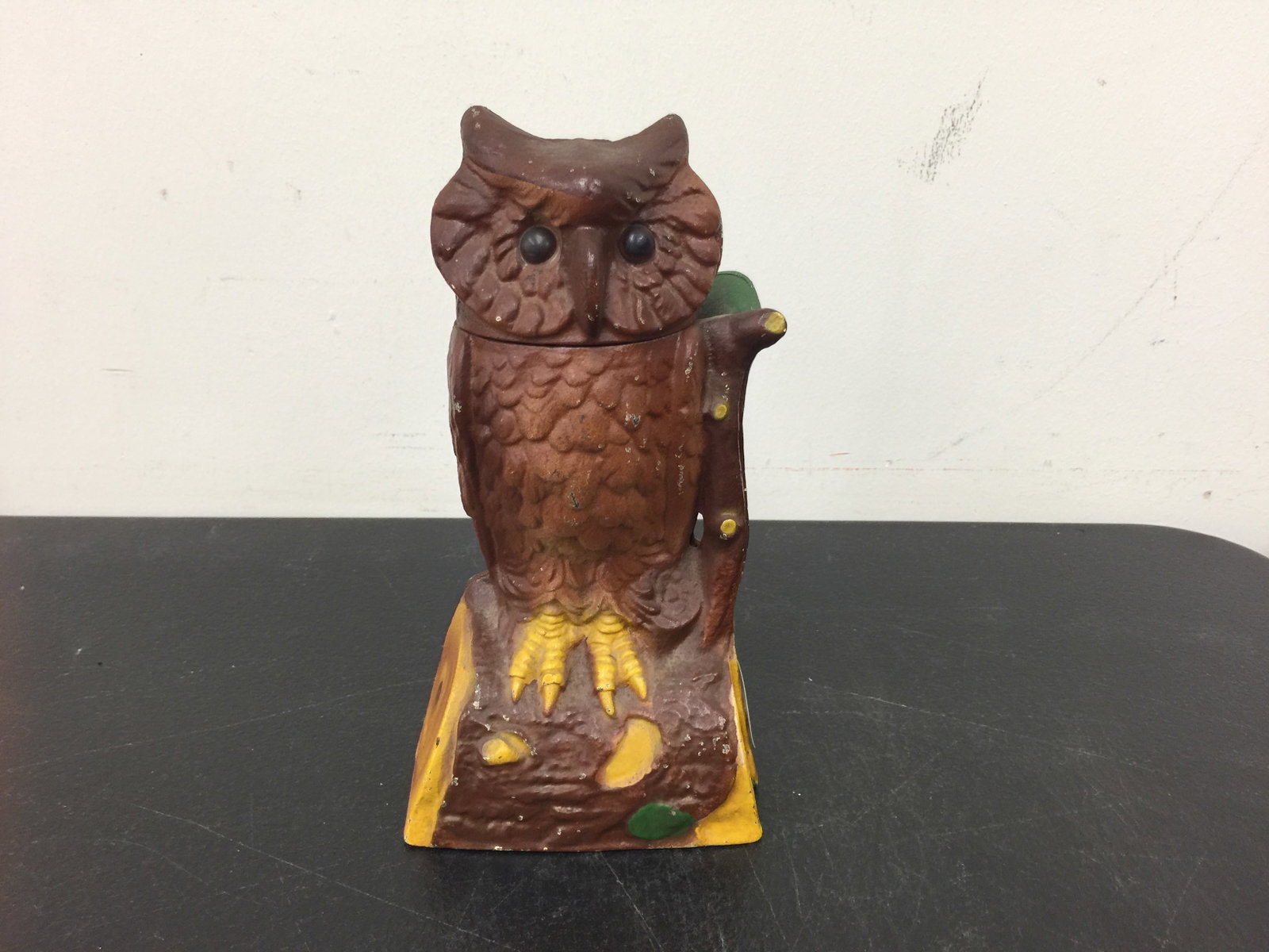 Owl Turning Head Mechanical Bank (1 of 3)