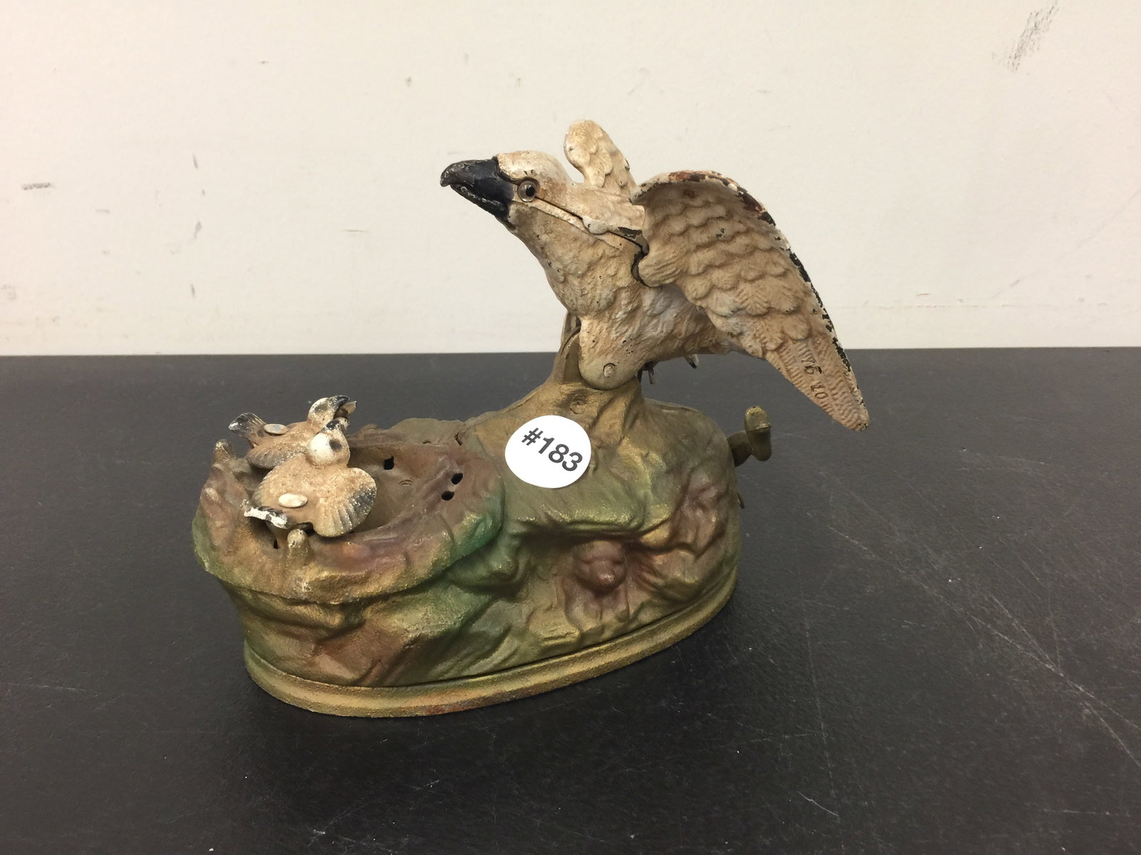 Eagle & Eaglets Mechanical Bank (1 of 3)