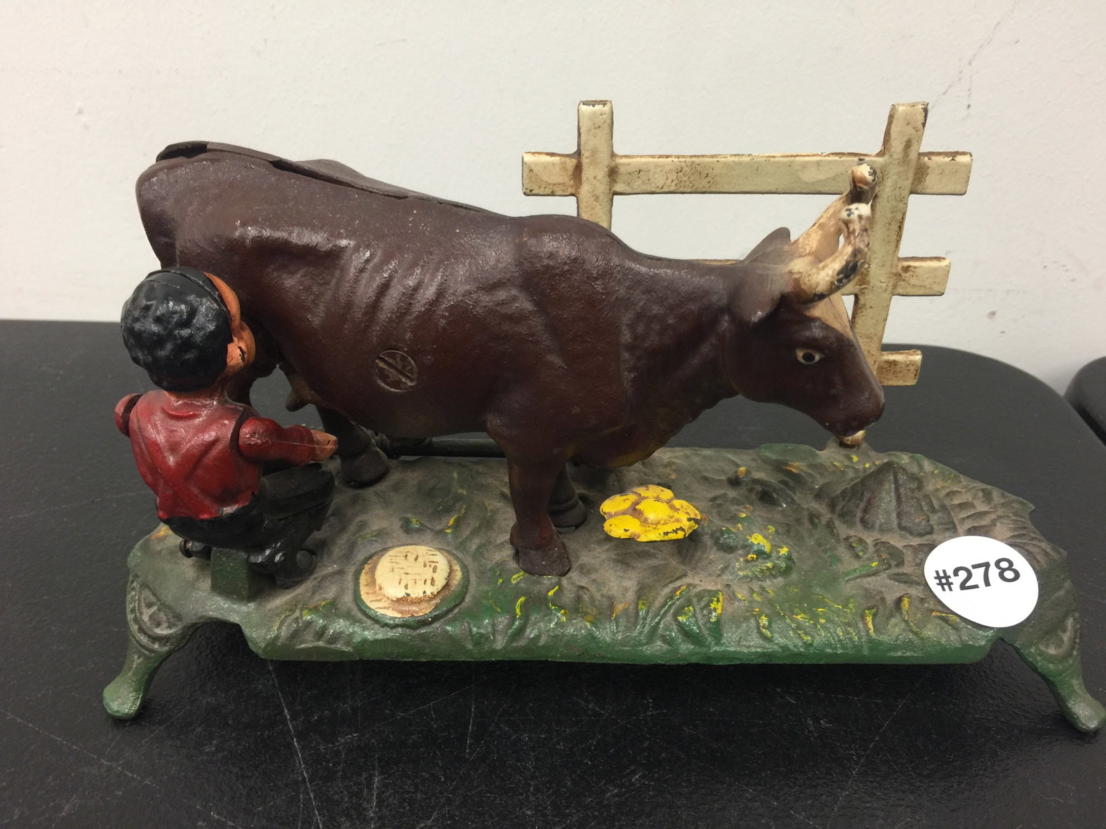 Kicking Cow Mechanical Bank (1 of 4)