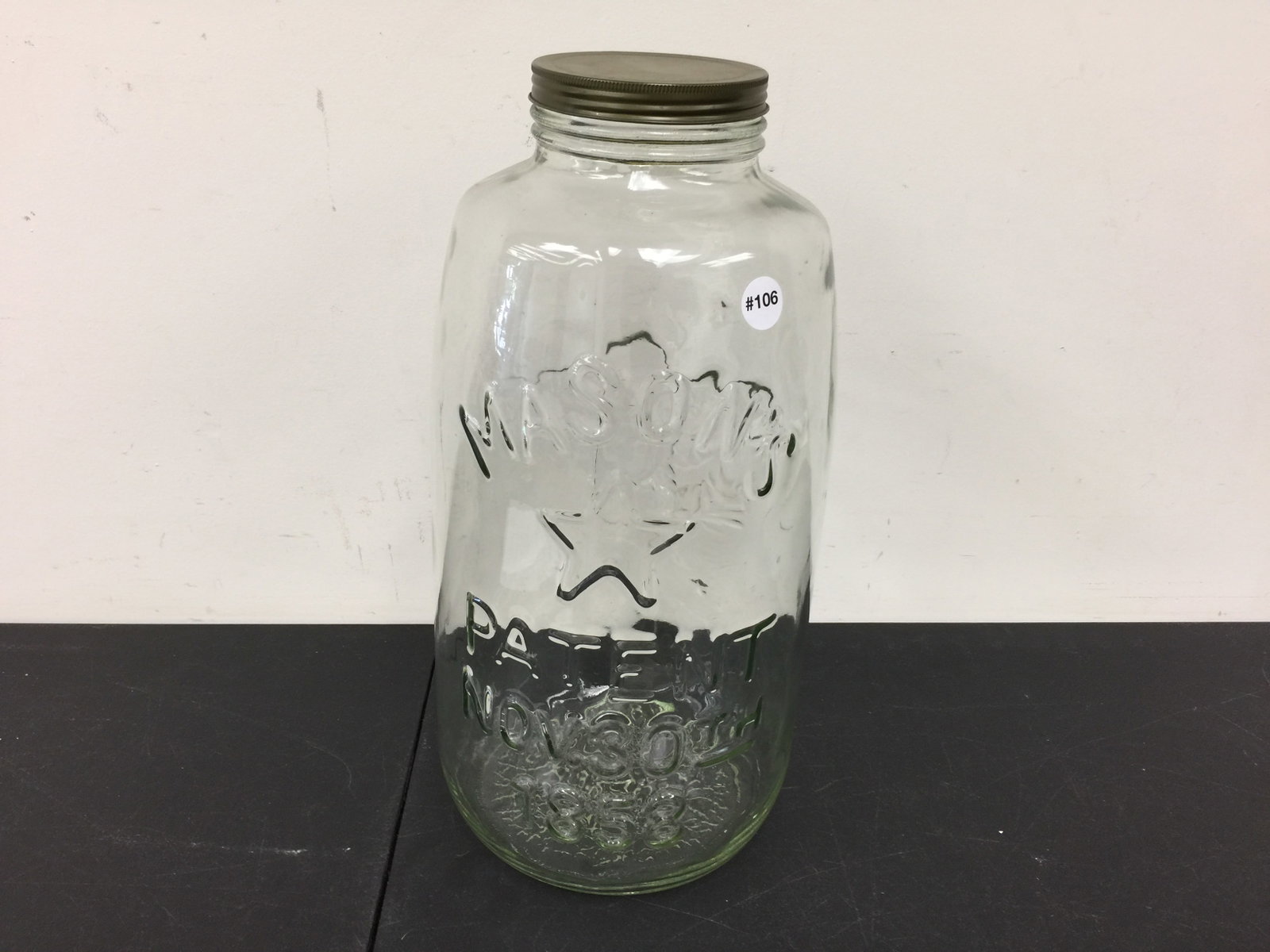 19" Mason Jar: 19" H