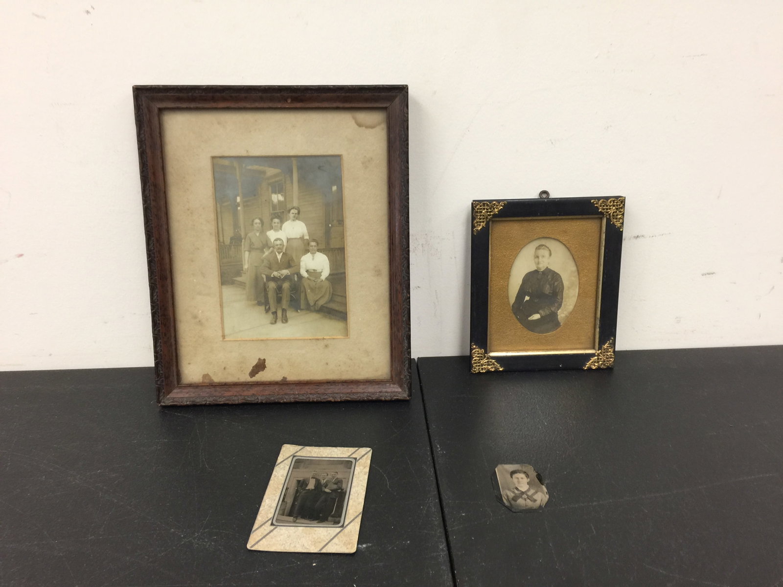 Antique Photos & Tintypes: Largest 10" x 11".