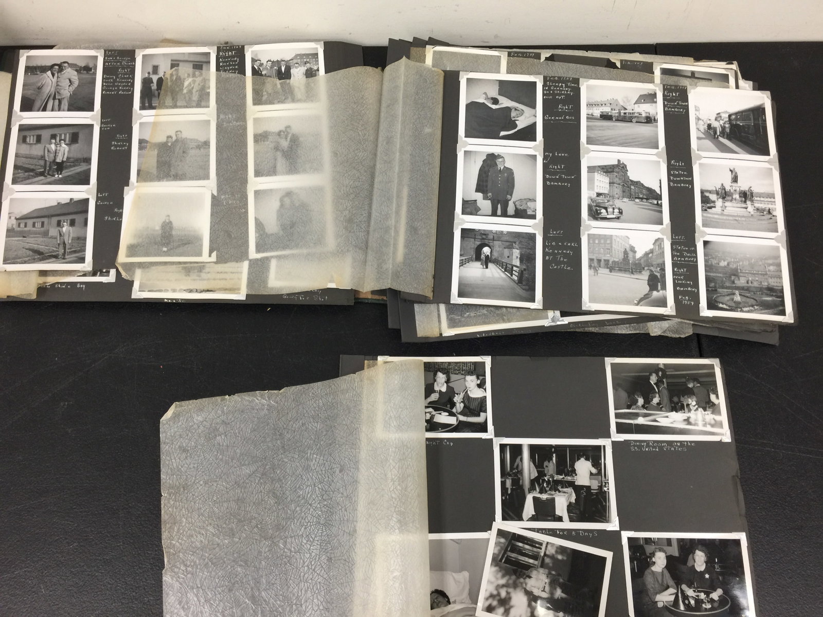 Large Grouping of Post War European Pictures: Photos mainly of Germany, France & Switzerland post WWII. Some are military.