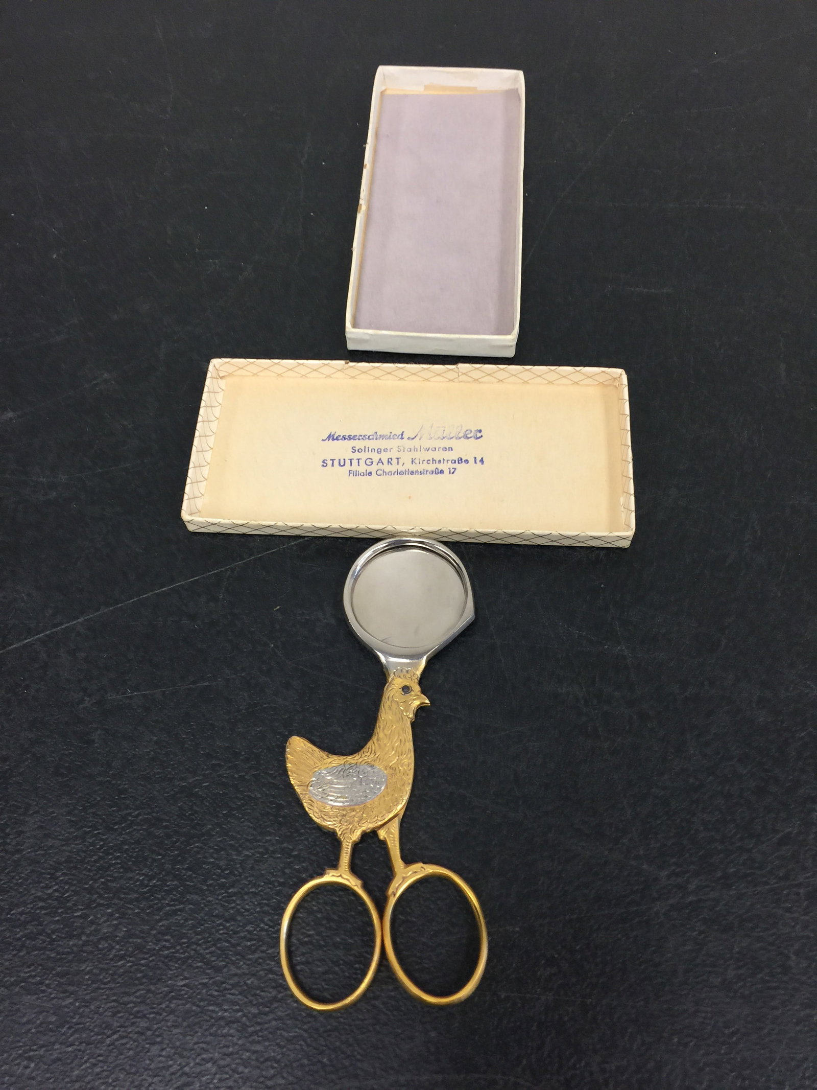 Vintage German Brass Egg Scissors (1 of 4)