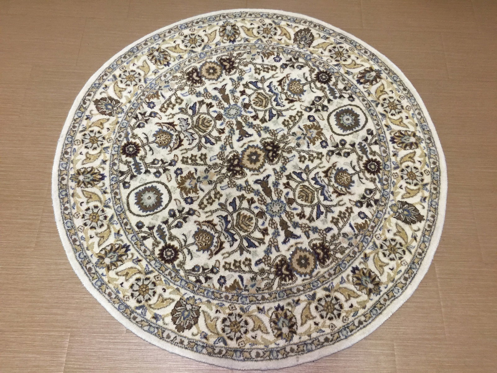 68" Indian Circular Rug (1 of 3)