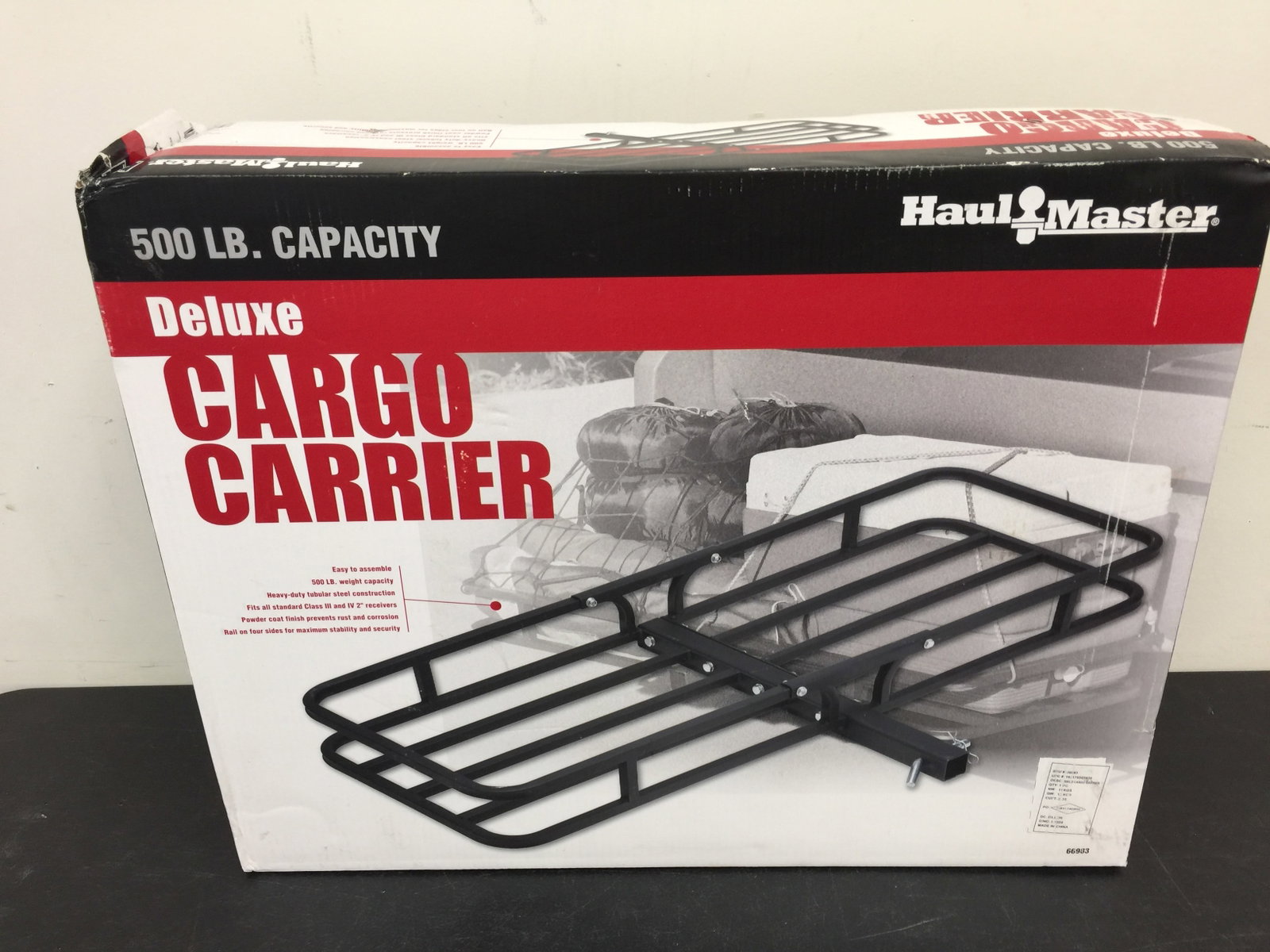 Hall Master Cargo Carrier Deluxe: NIB. 500 lb capacity. Box 28.5" x 22.5".