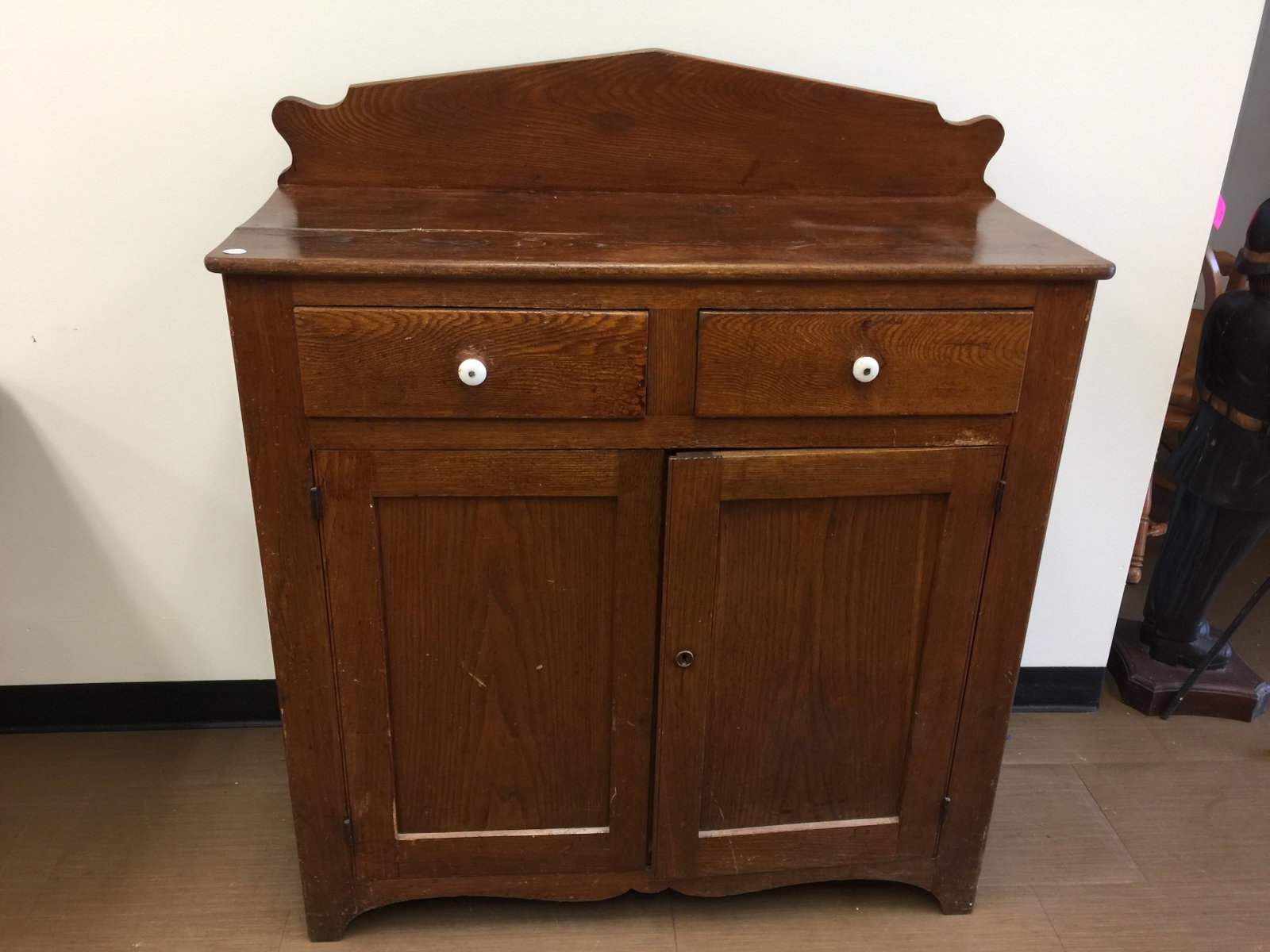 Antique Oak Jelly Cupboard (1 of 4)
