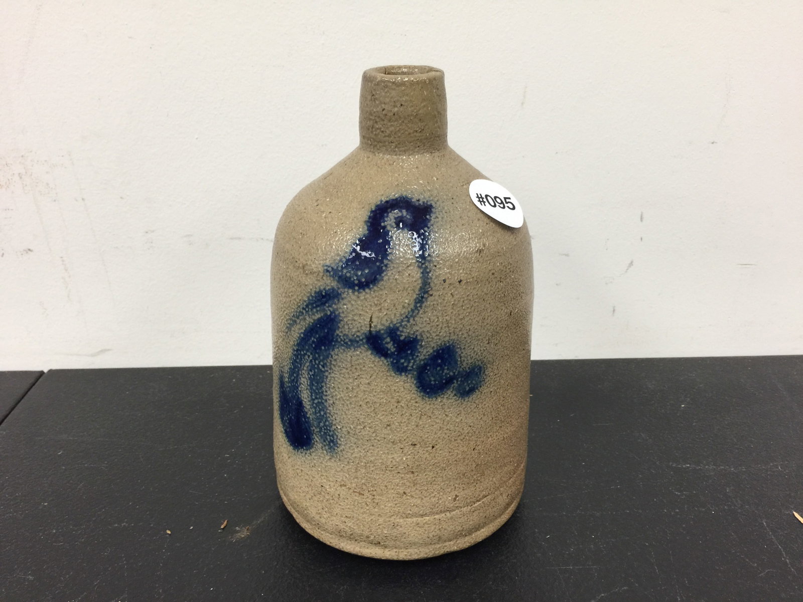 Stoneware Bird Jug: 8"H.