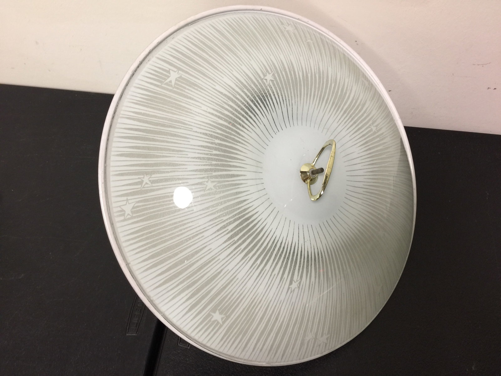 MCM Atomic Saucer Hanging Light (1 of 3)