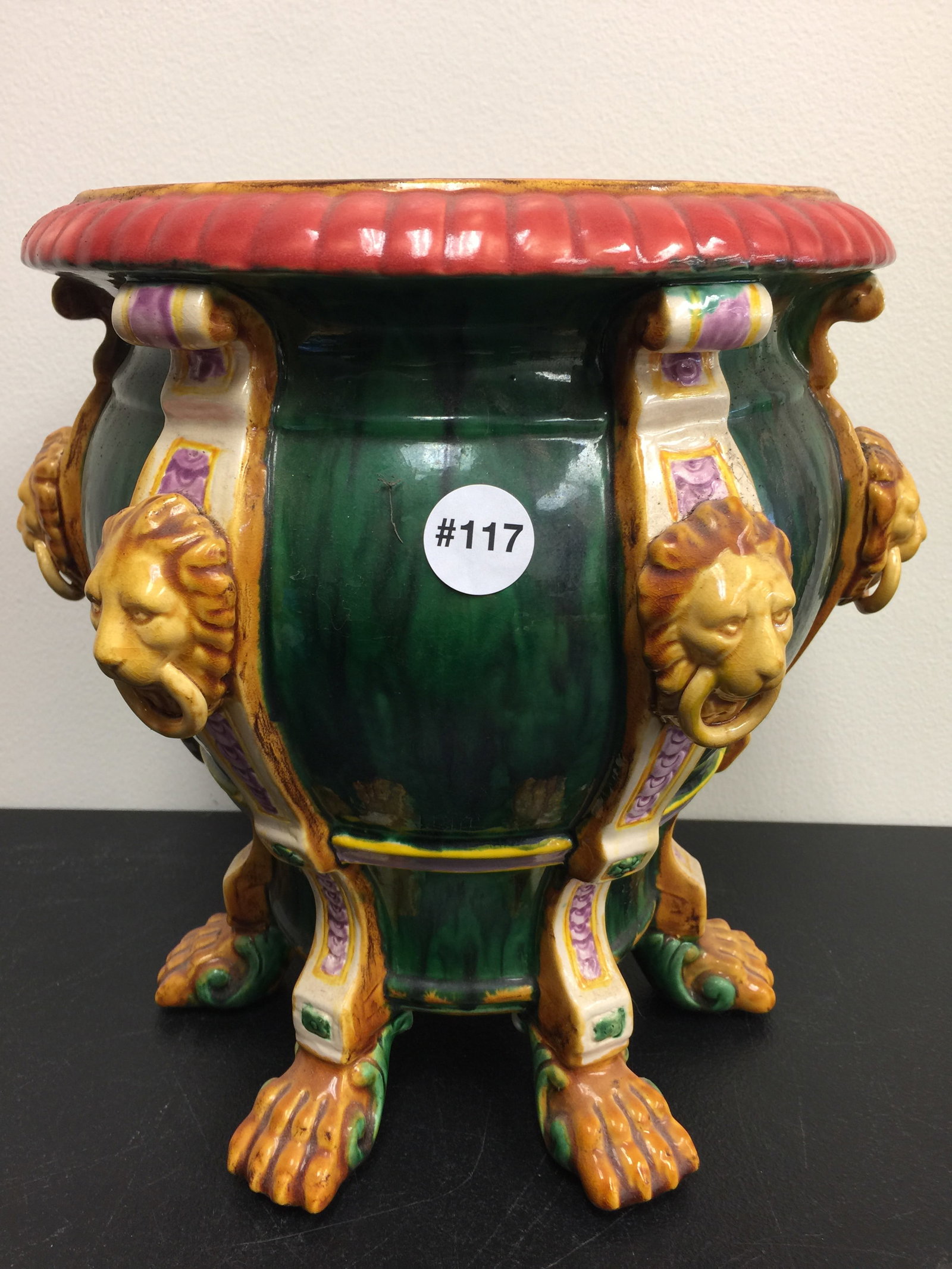 Majolica Jardinere (1 of 3)