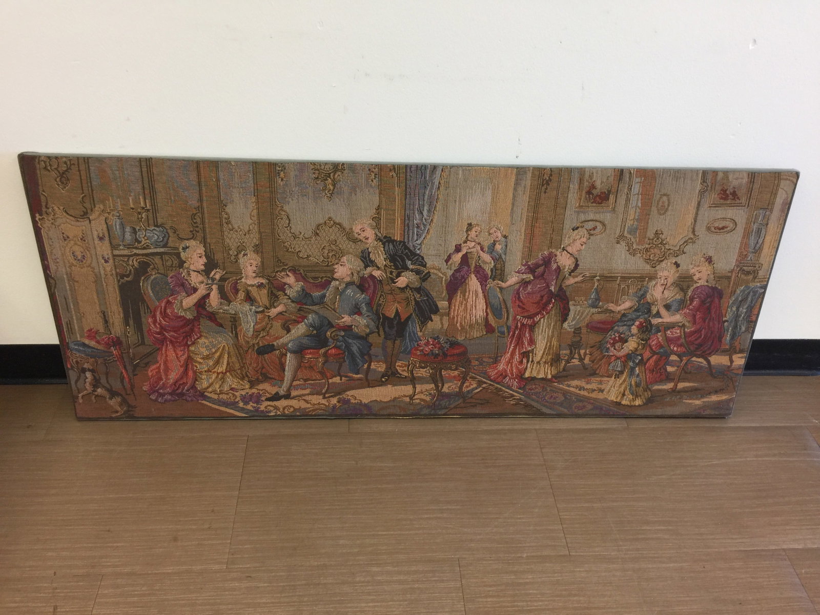 French Style Woven Tapestry: 22"x56".