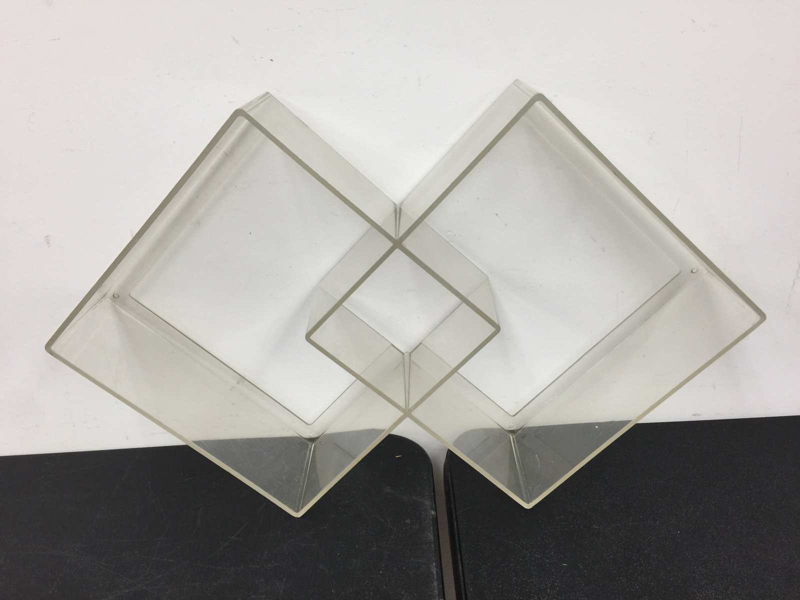 MCM Acrylic Hanging Shelf: 27"x17".