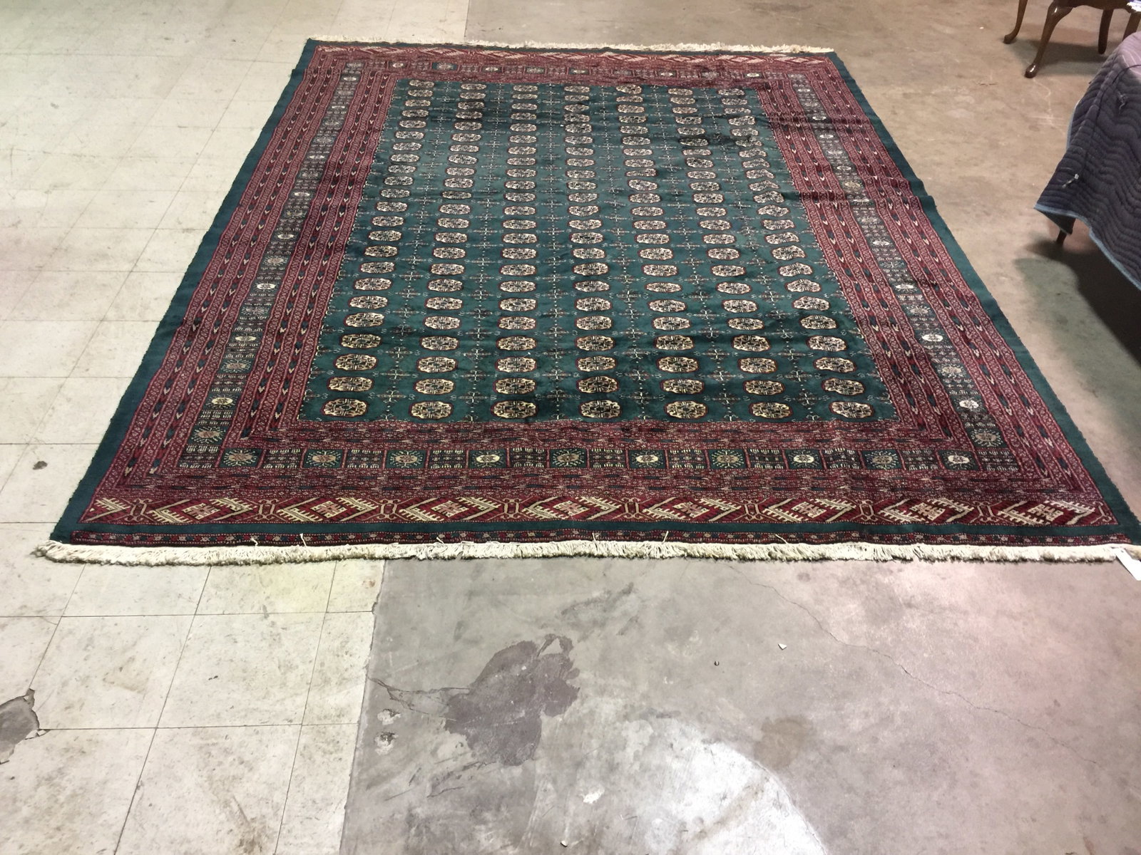 Pakistani Bokhara Room Size Carpet (1 of 4)