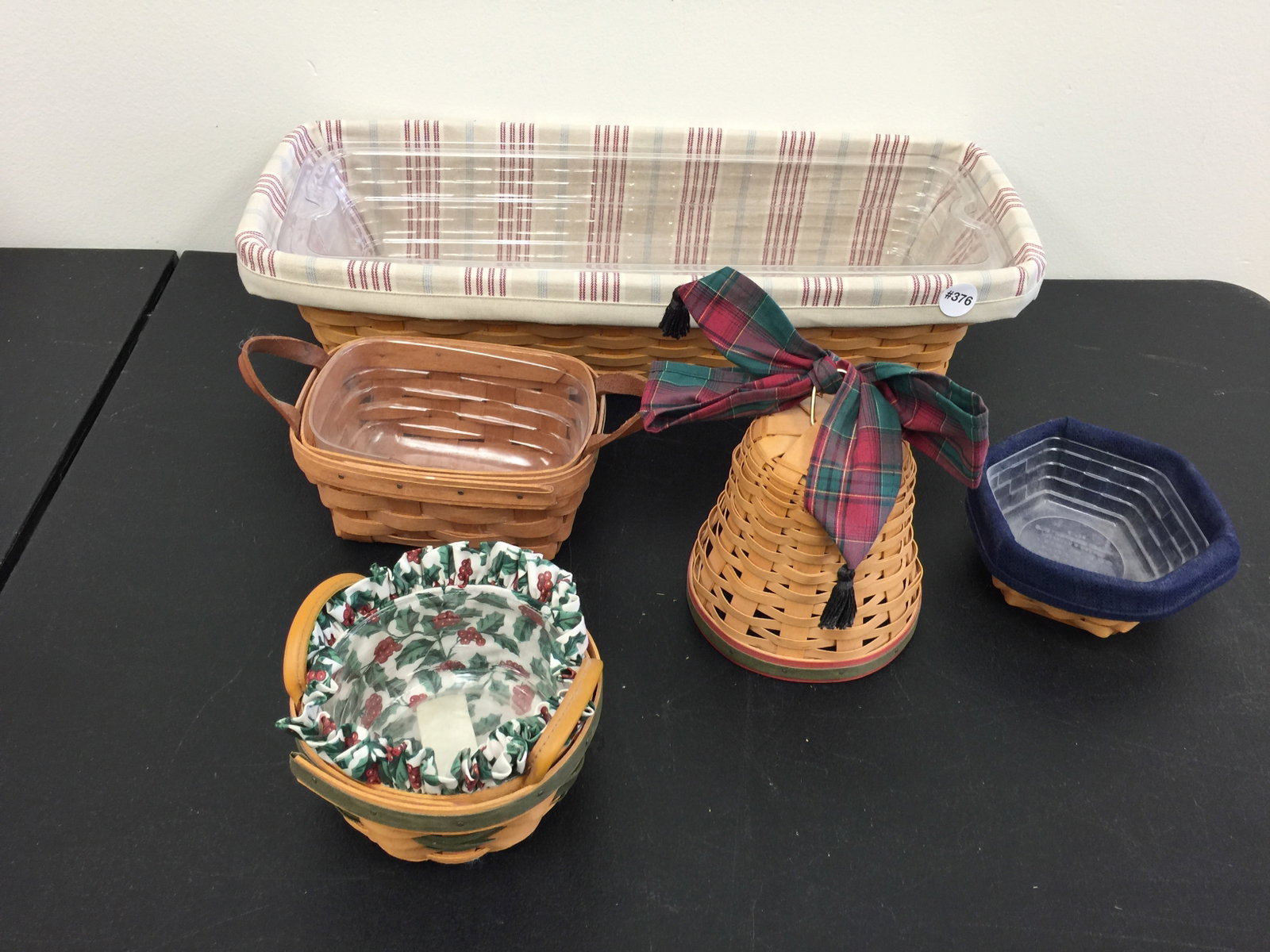 Longaberger Baskets (5): largest, 21"W.