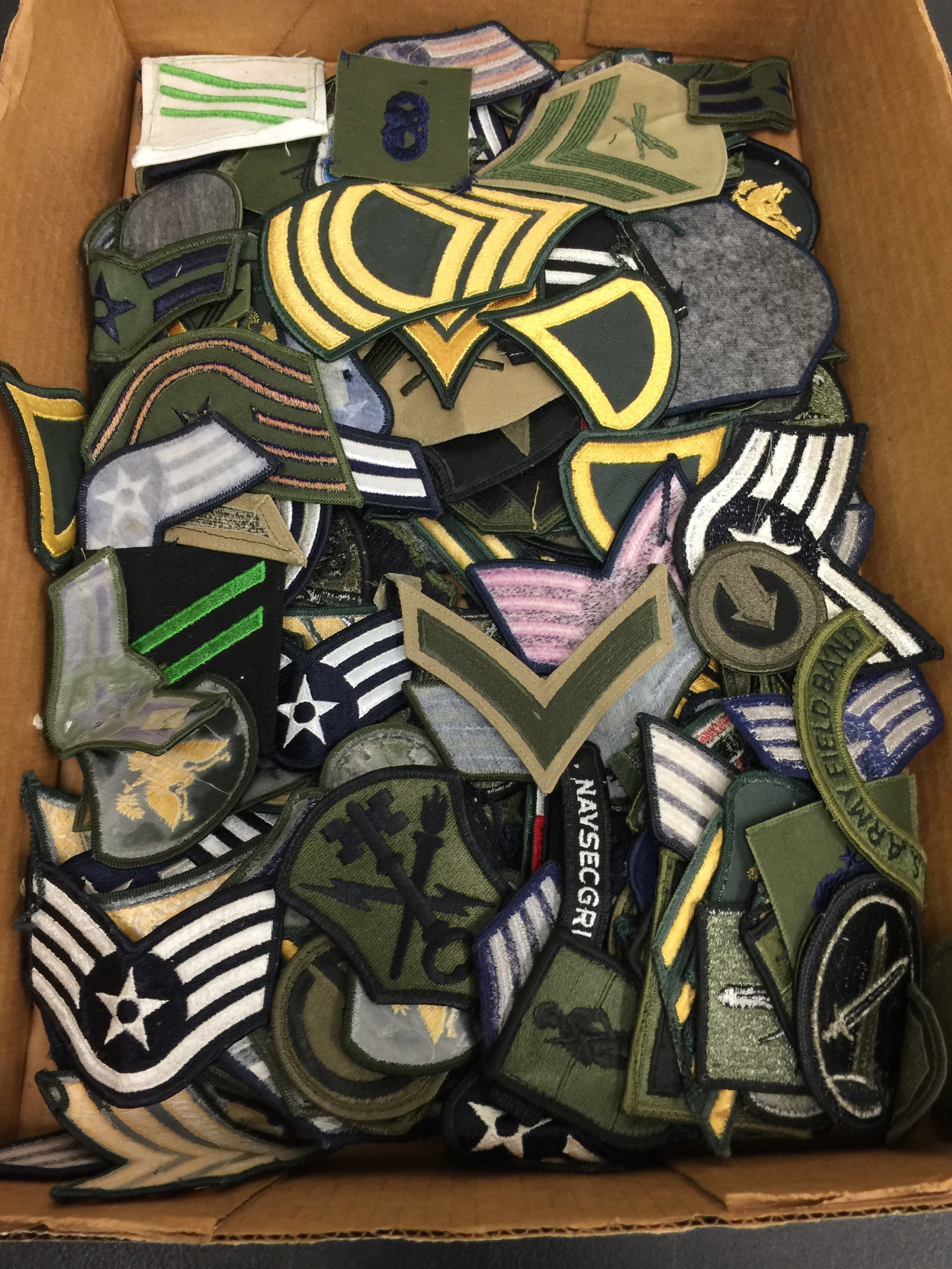 Military Patches: assorted military patches and more.