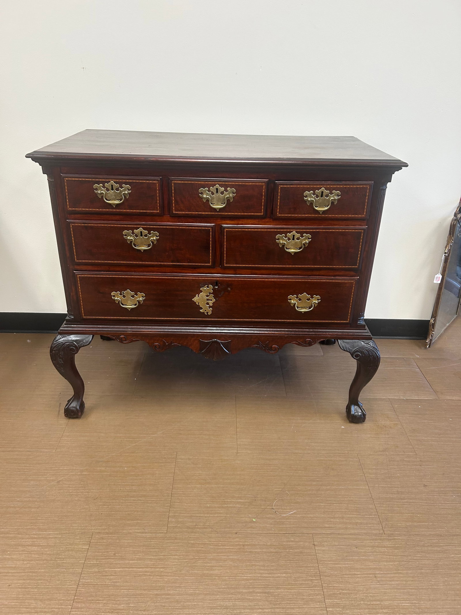 Antique Mahogany Chippendale Chest (1 of 8)