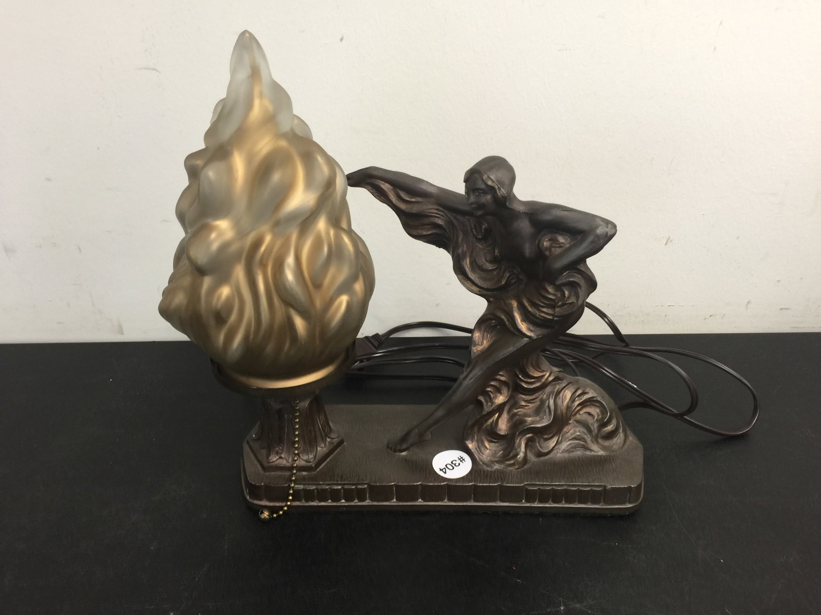 Art Nouveau Figural Lamp (1 of 4)