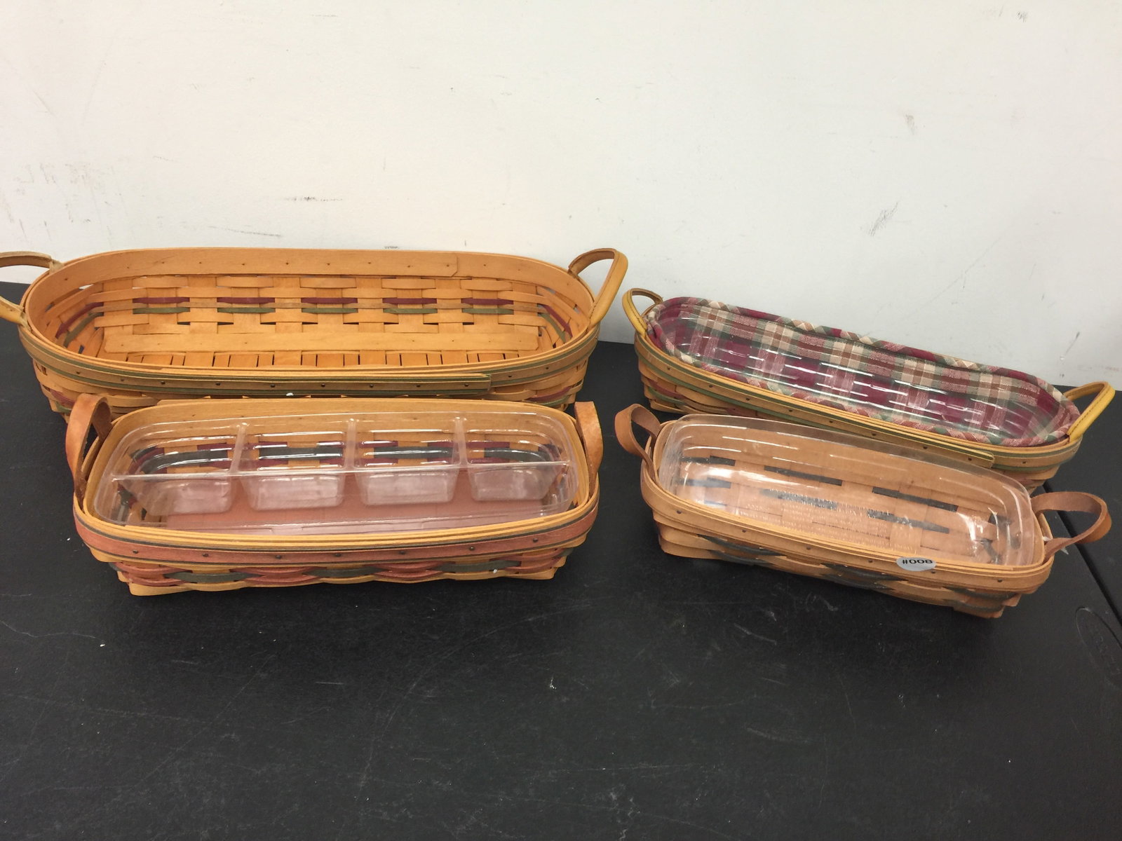 4 Longaberger Baskets: Largest 21"