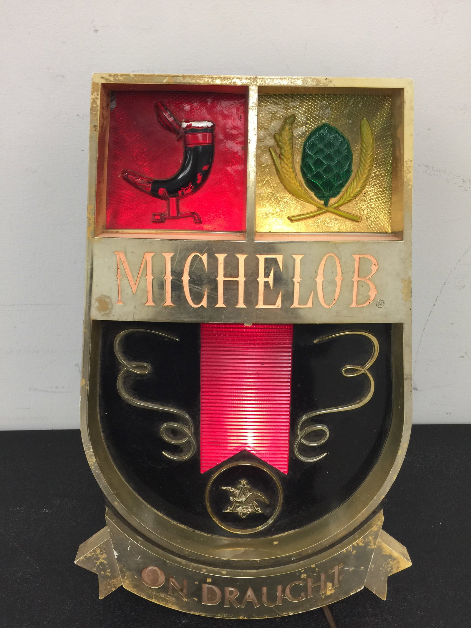 Vintage Michelob Beer Sign: 17" x 11"