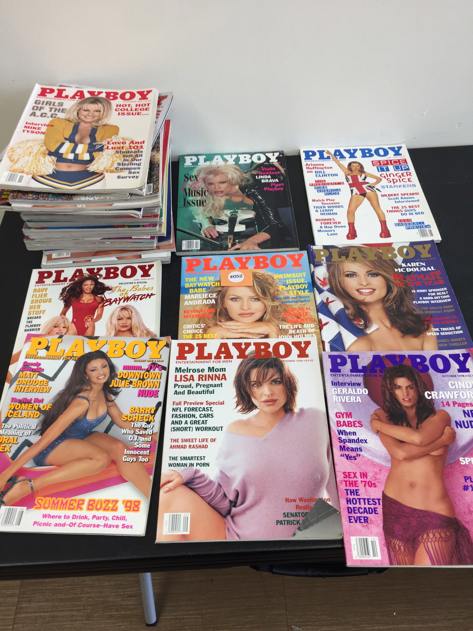 Playboy Magazines: 1998-2000. Approximately 30 total.