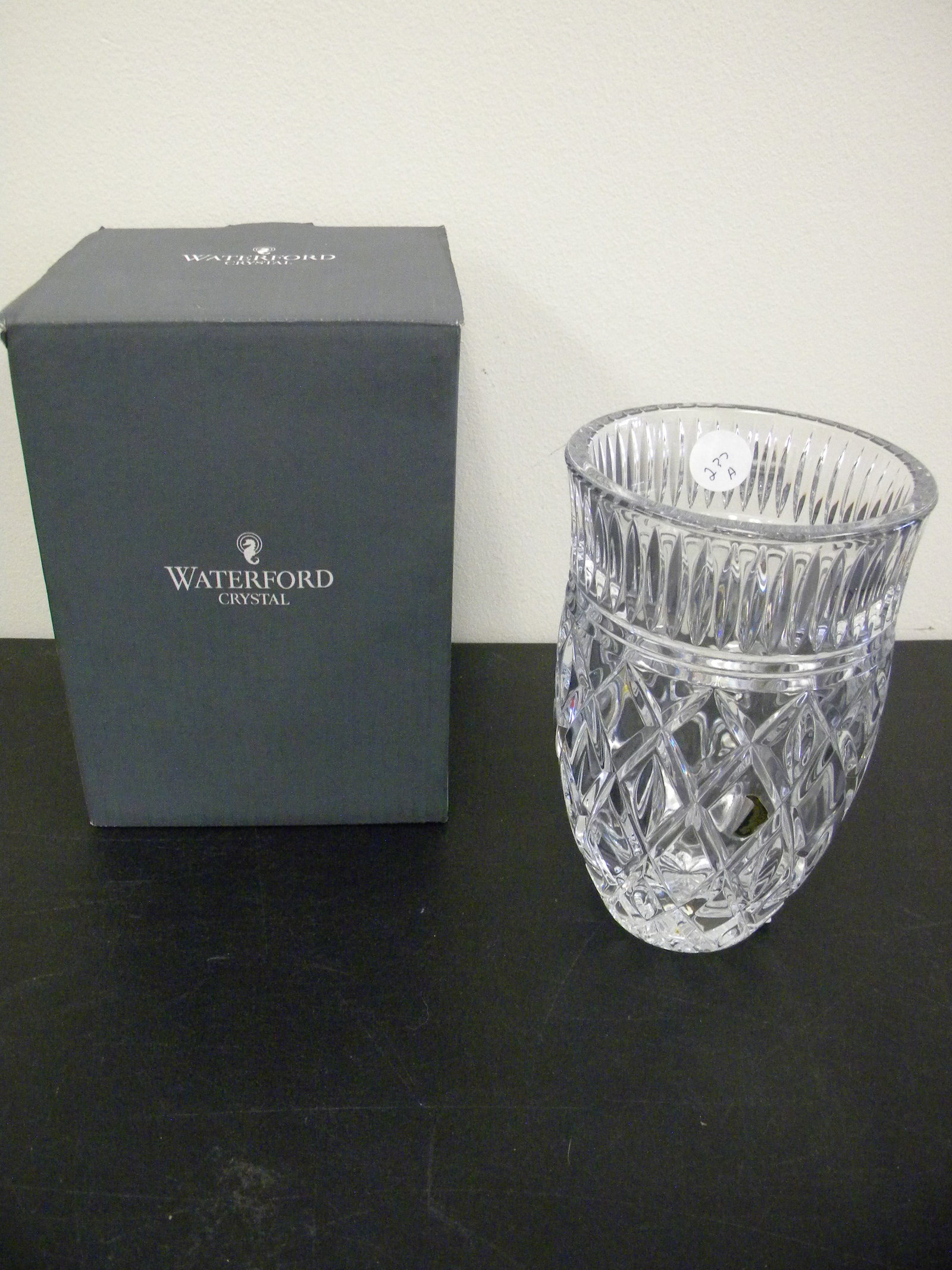 Waterford Eastbridge Vase: has original box, 8"H.