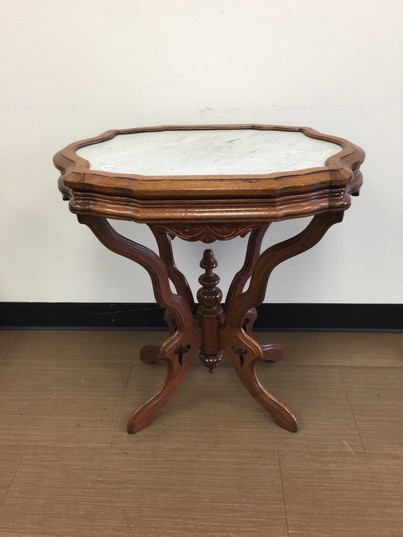 Antique Marble Turtle Top Table (1 of 4)