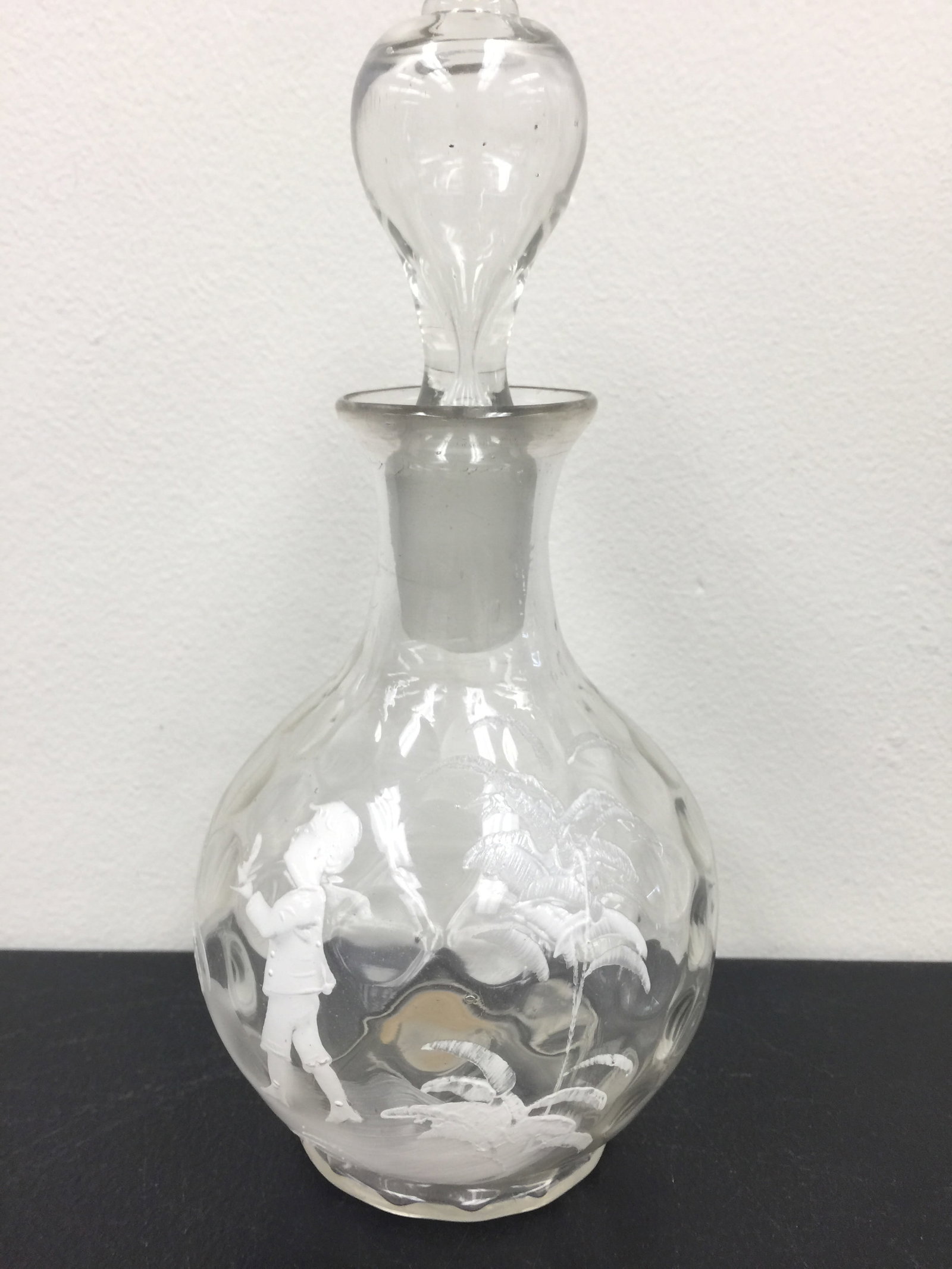 Mary Gregory Glass Decanter (1 of 4)