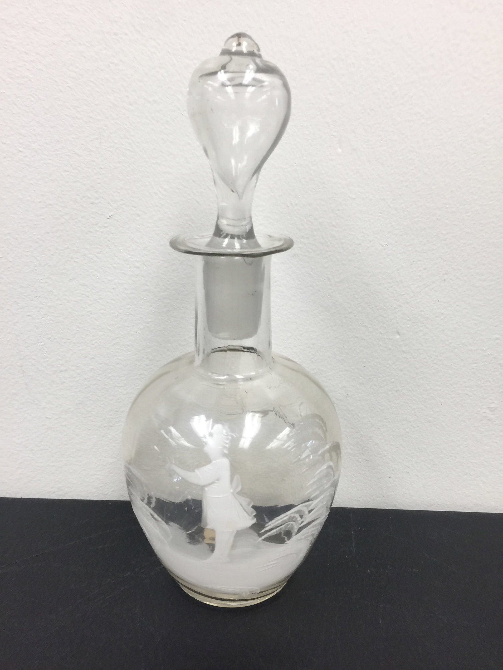 Mary Gregory Glass Decanter (1 of 4)