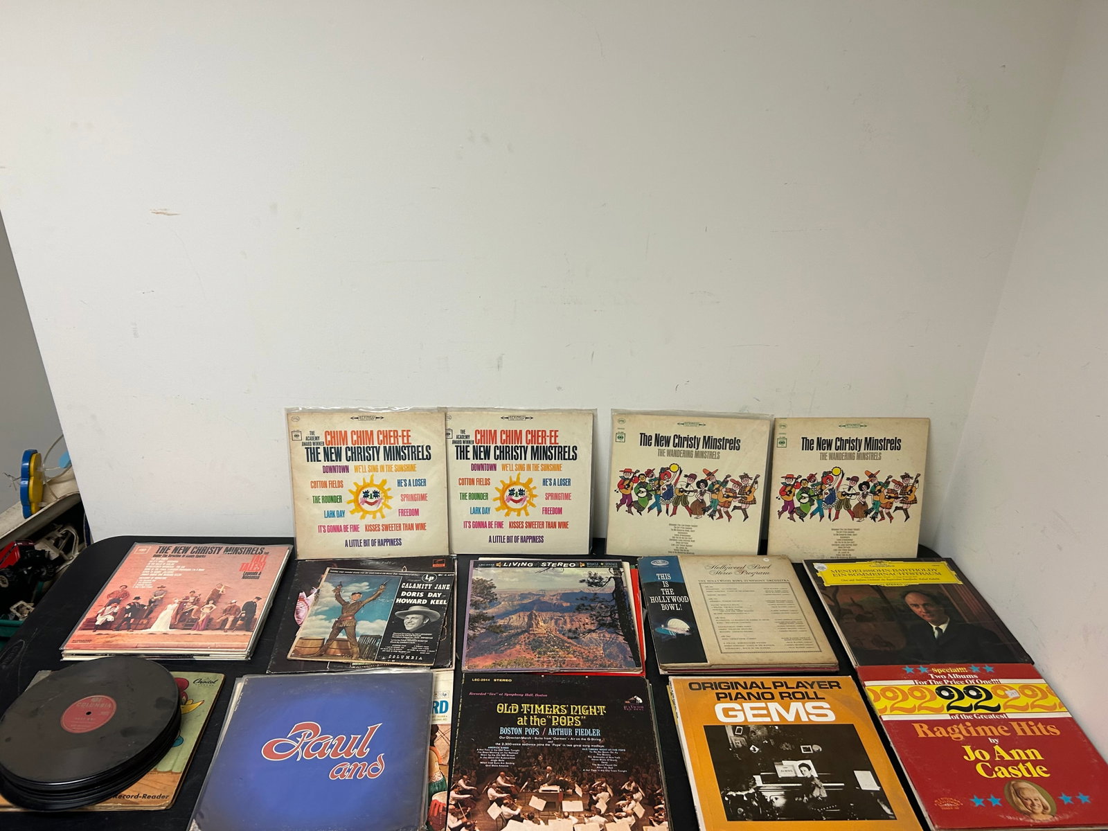 Vintage Albums & Victrola Records: 50 total. See photos.