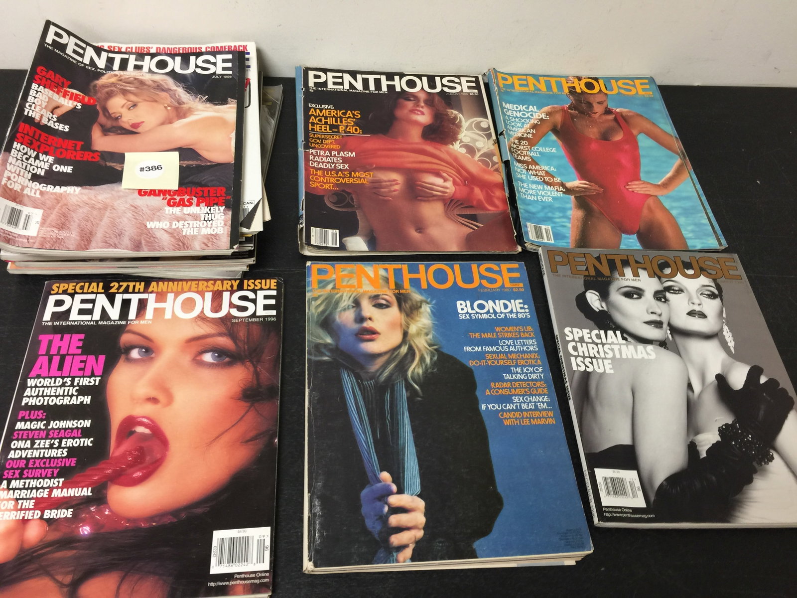 Penthouse Magazines: Approx. 15 total. 1980, 1985, 1997, 1998.