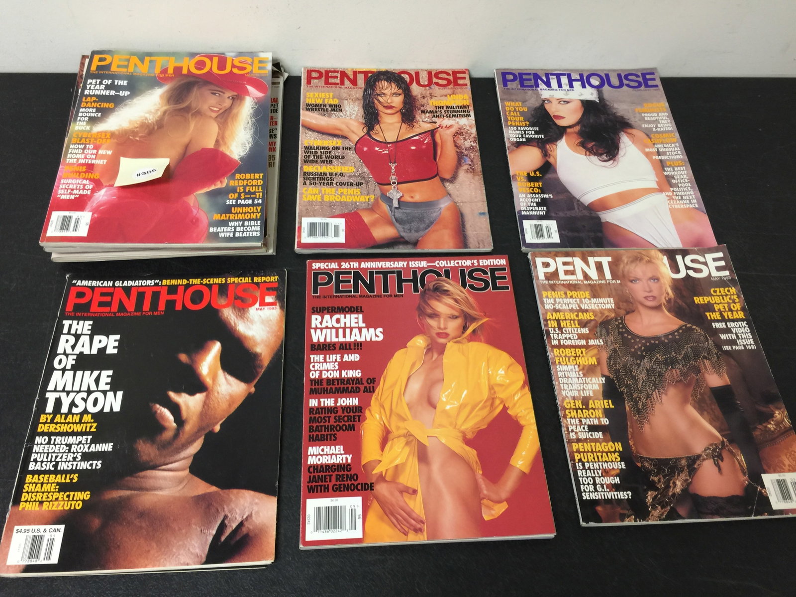 Penthouse Magazines: Approx. 10 total. 1995