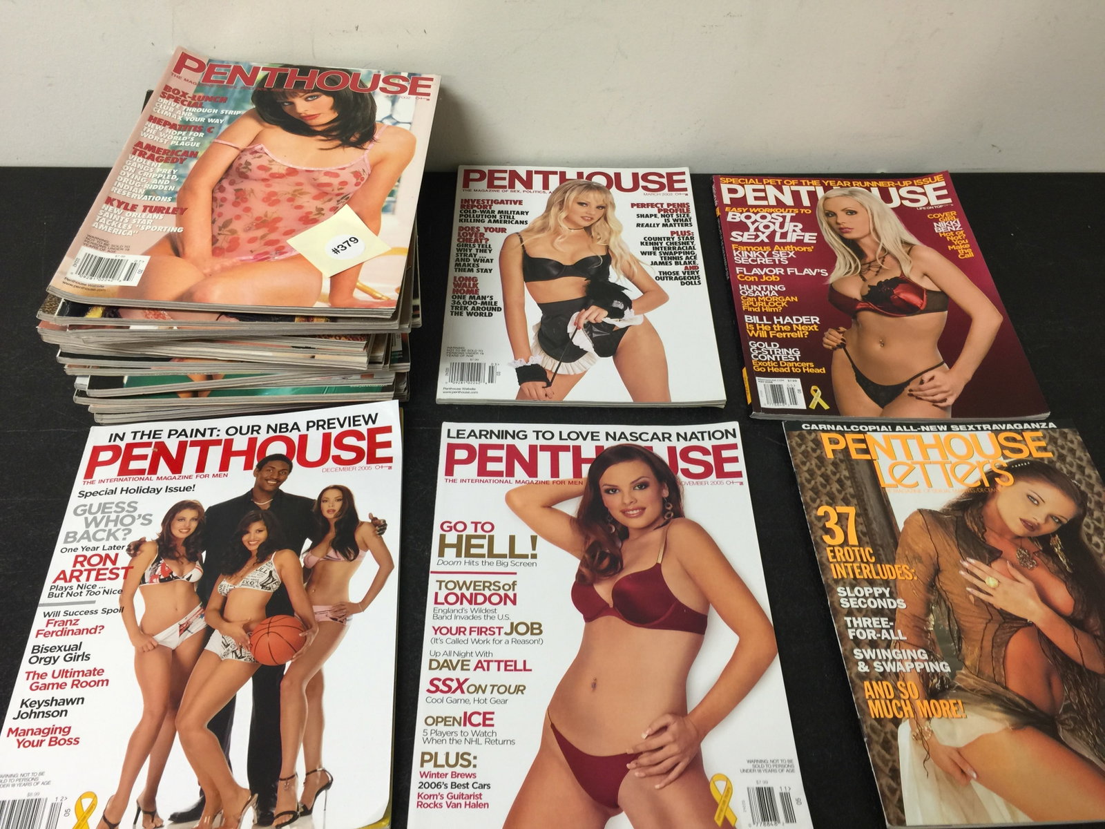 Penthouse Magazines: Approx. 22 total. 2002, 2003, 2005