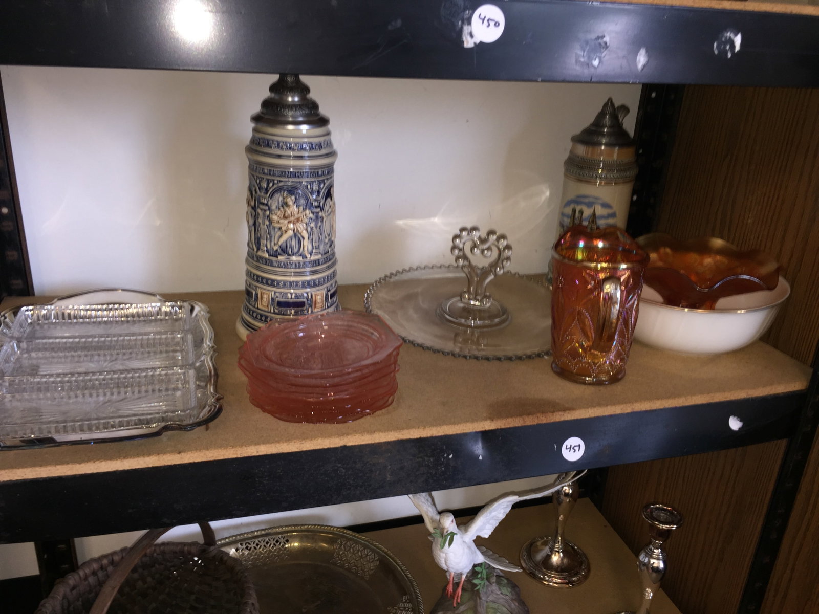 Glassware Plus: Carnival, depression, German beer steins and more.