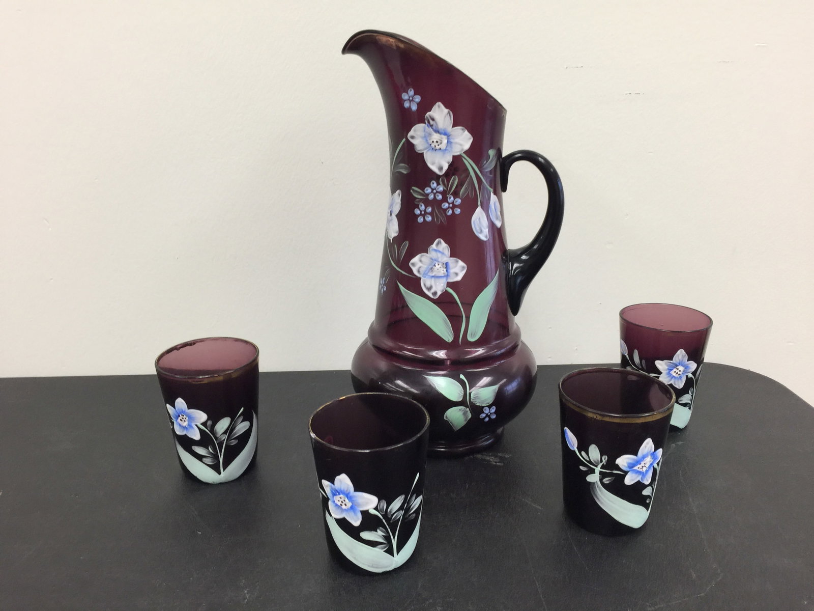 Northwood Amethyst Tankard Set (1 of 4)