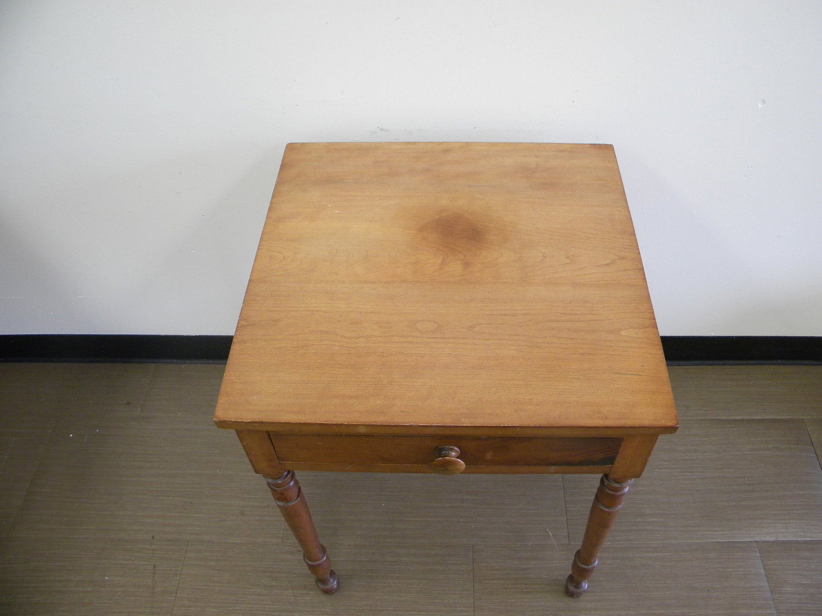 Cherry One Drawer Table - 2